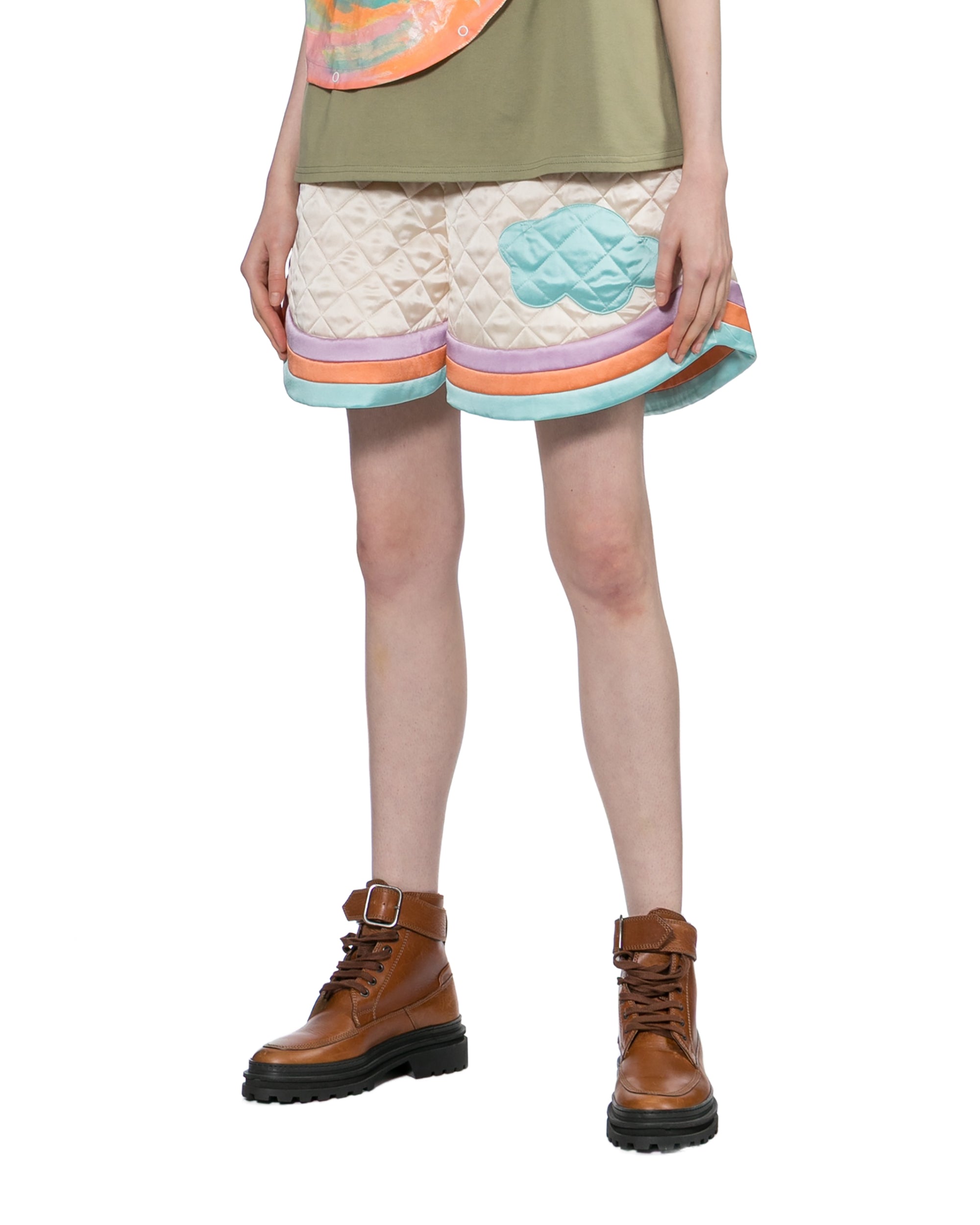 Quilted shorts