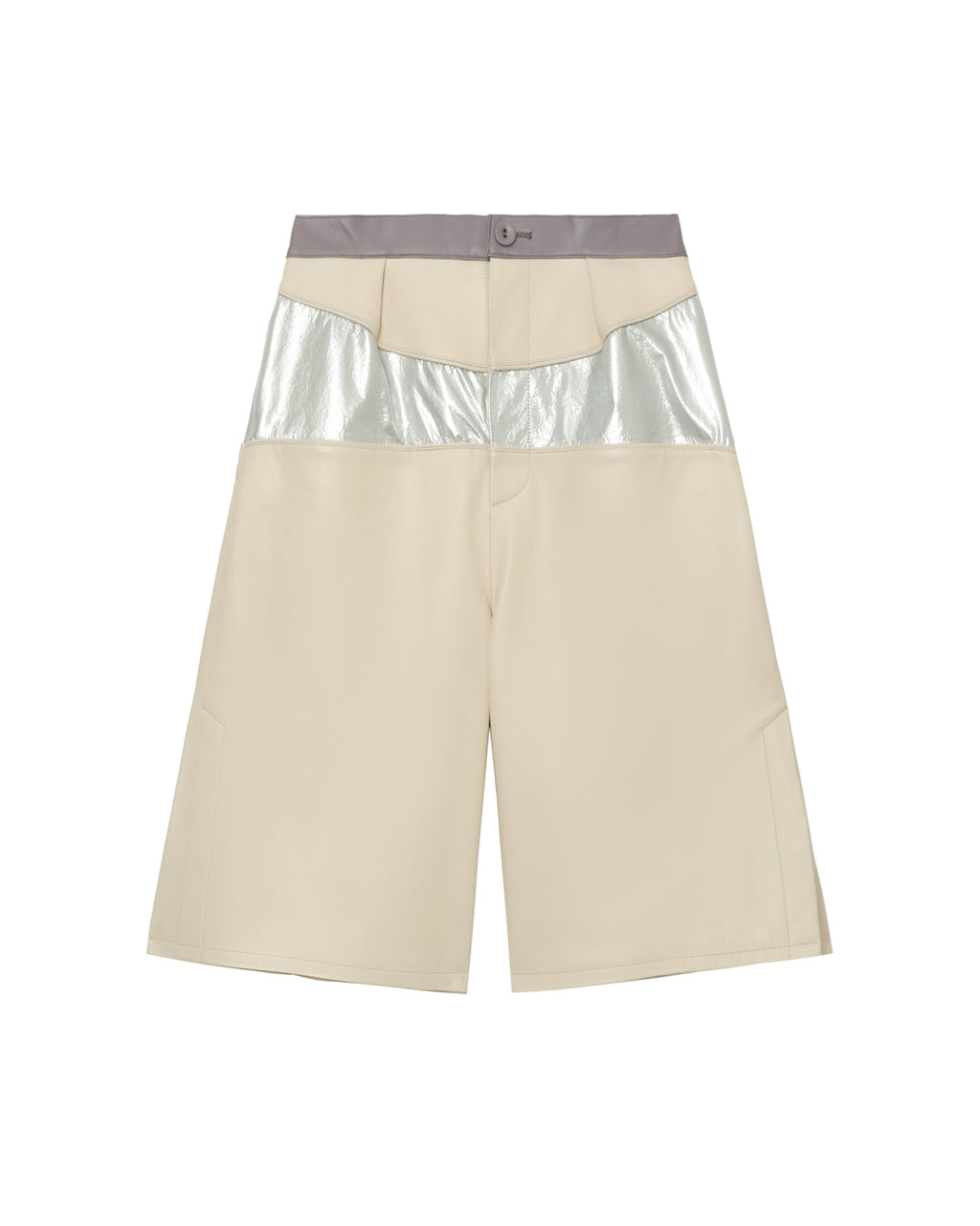 Contrasting panels shorts