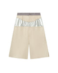 Contrasting panels shorts