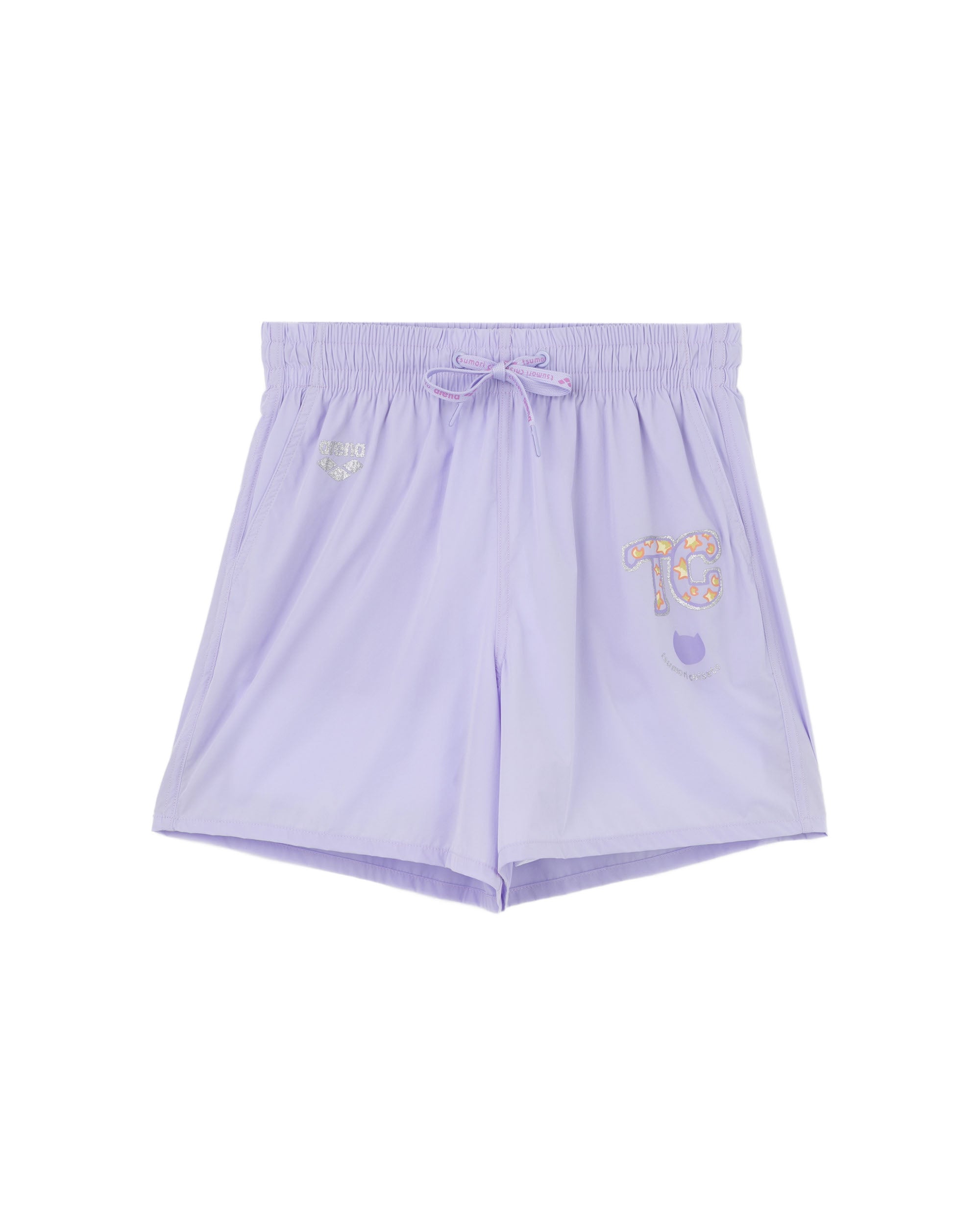 X arena embroidered shorts