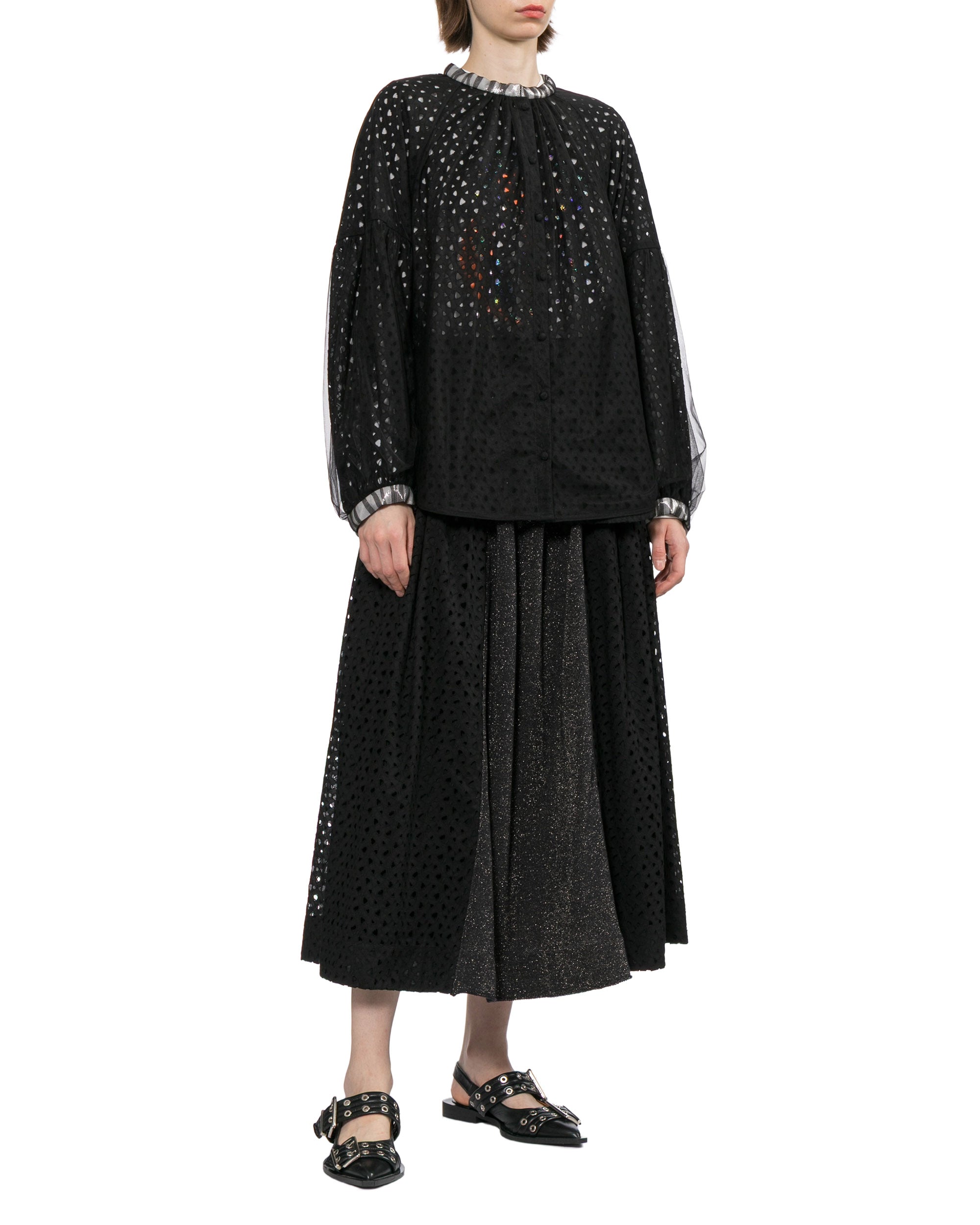 Eyelet blouse