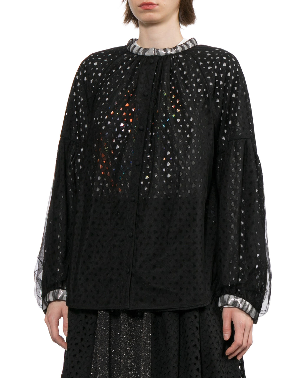 Eyelet blouse