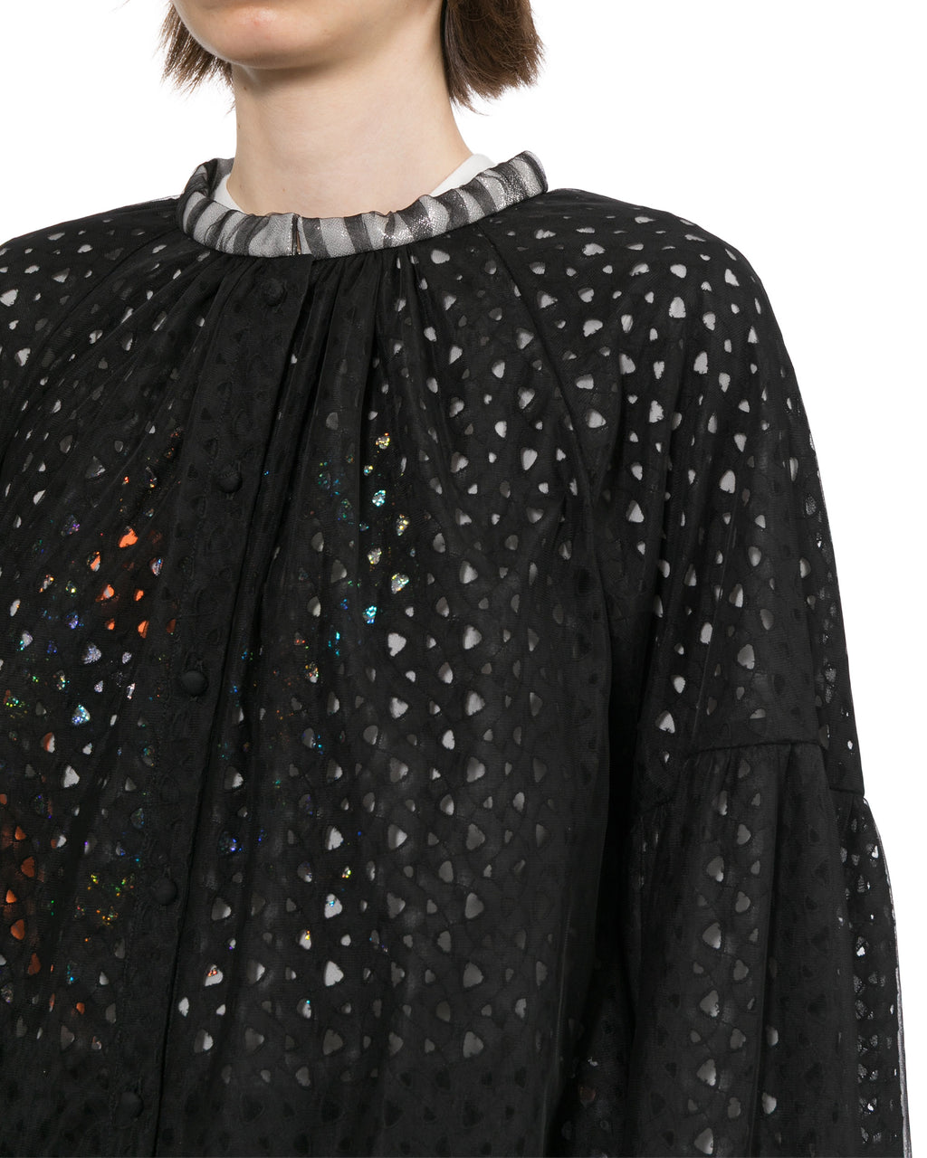Eyelet blouse
