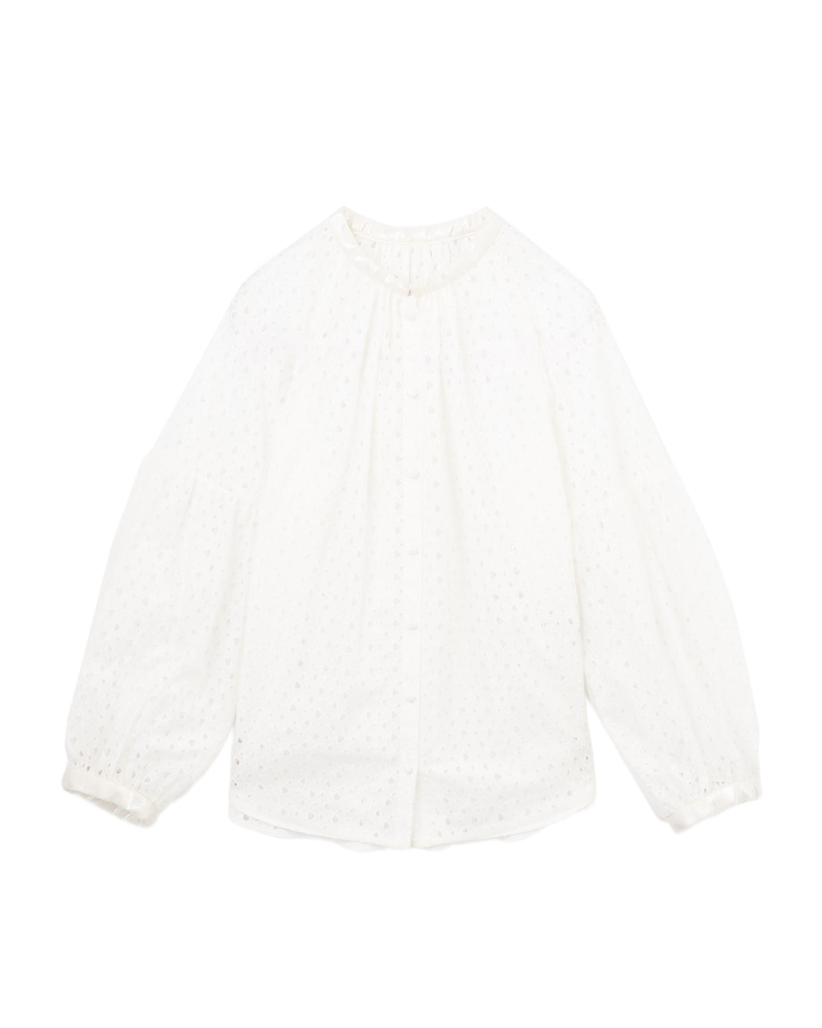 Eyelet blouse