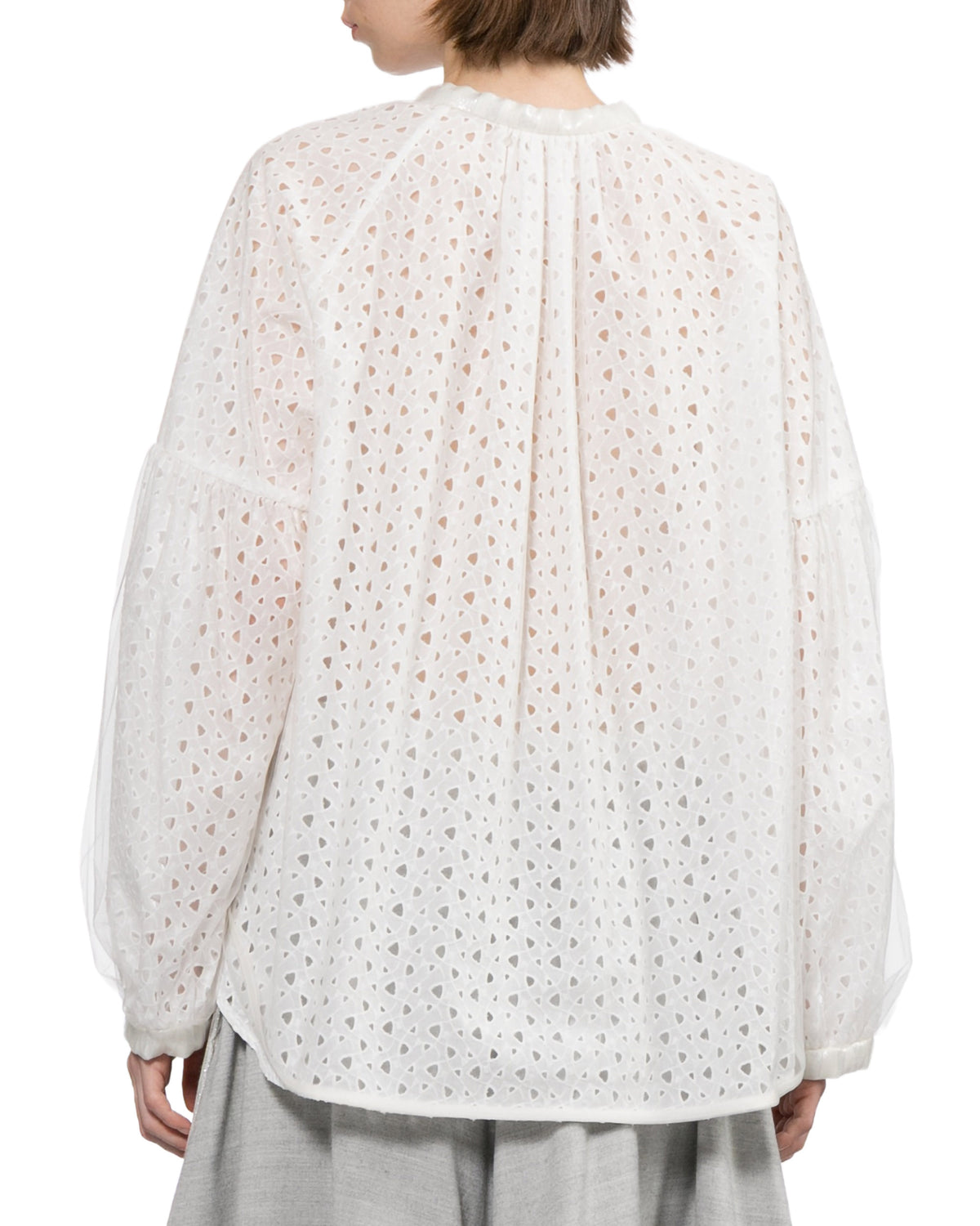 Eyelet blouse