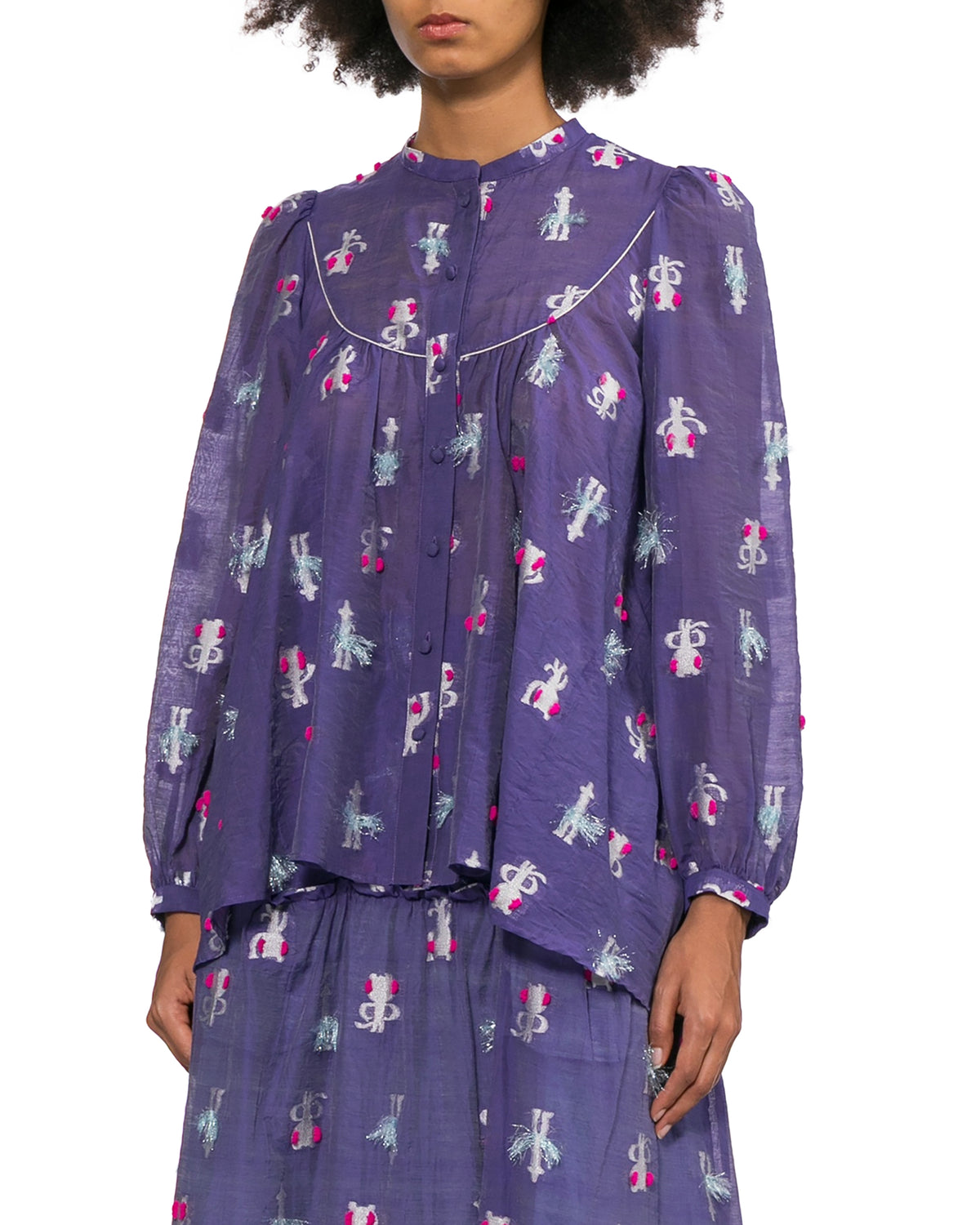 Patterned blouse