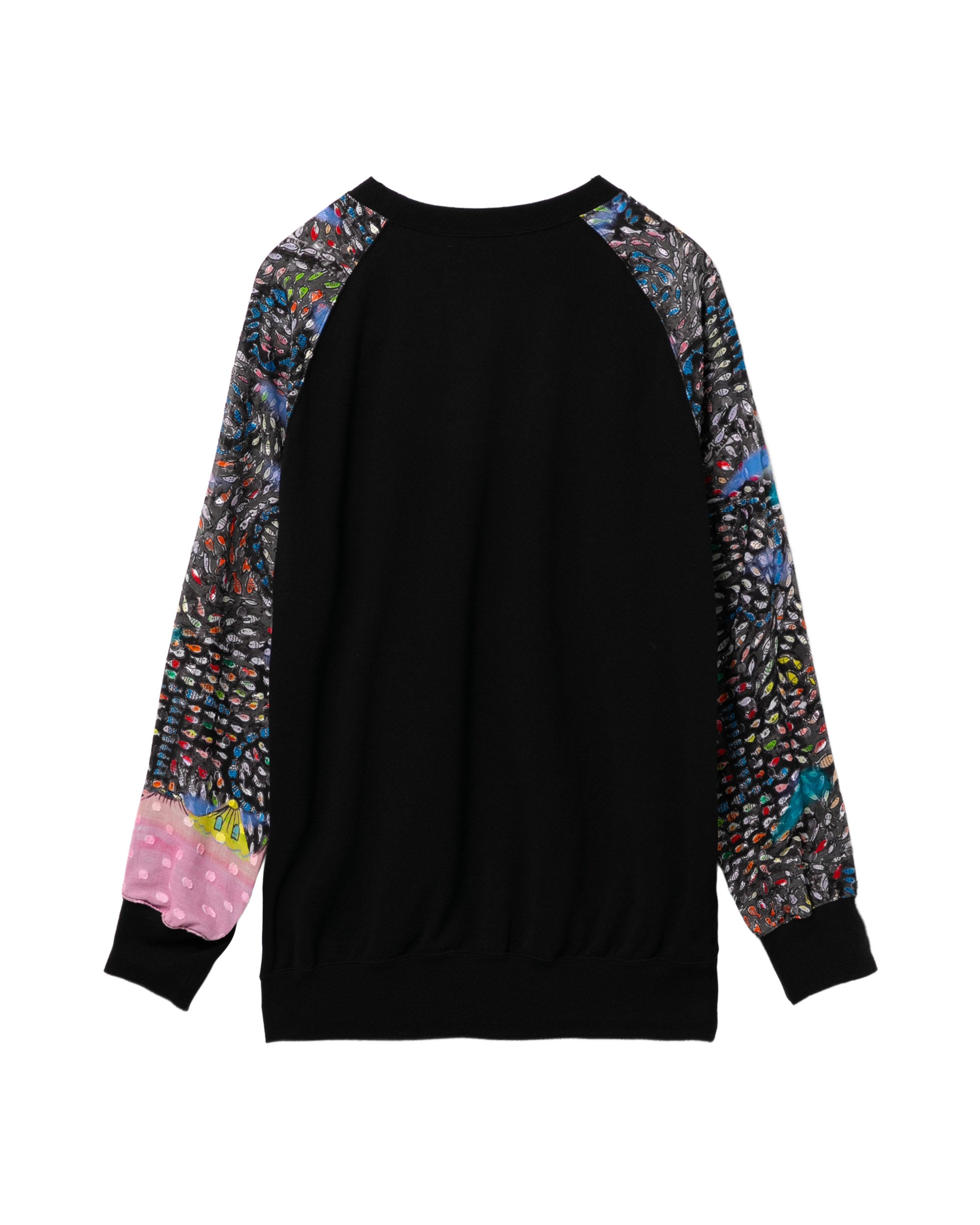 Printed sleeves sweatshirt