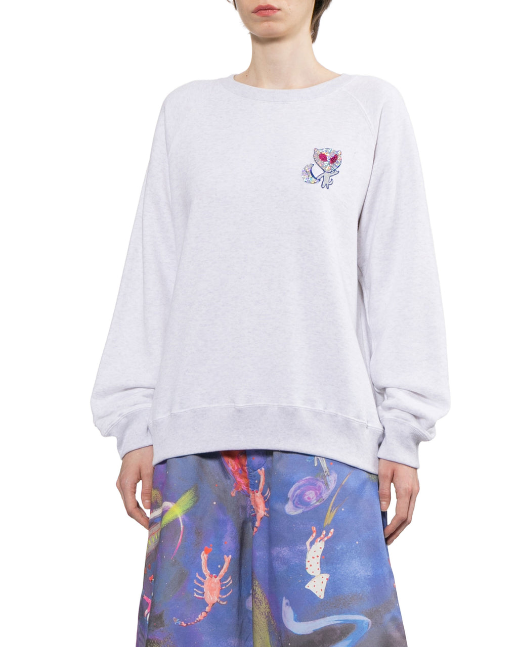 Embroidered sweatshirt