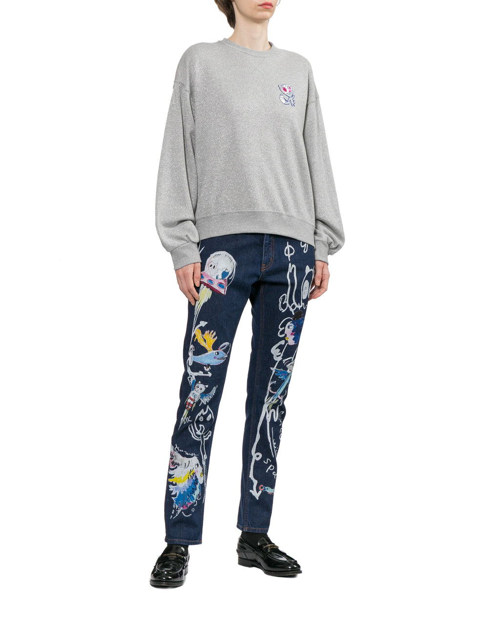 Embroidered sweatshirt