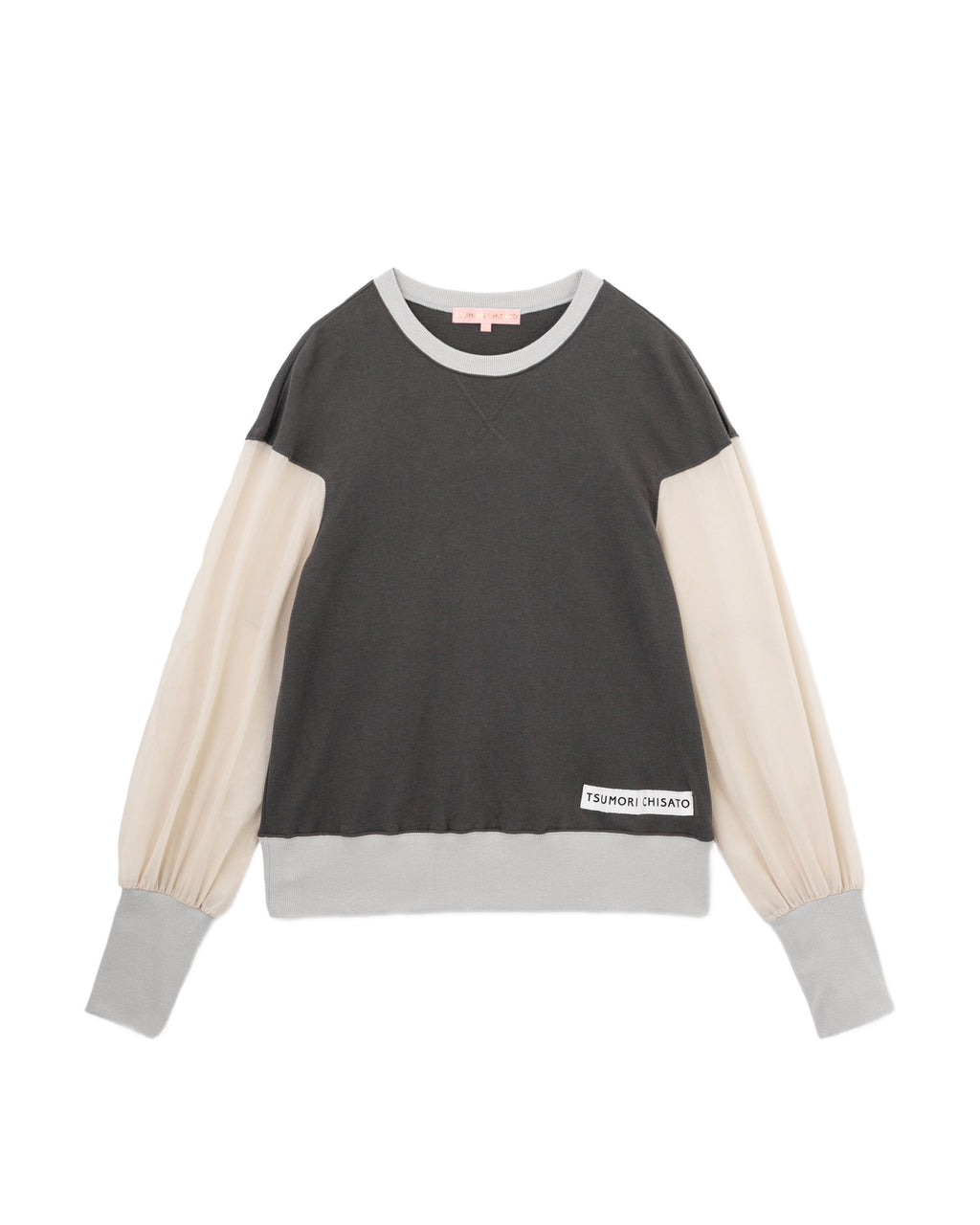 Panelled sweater