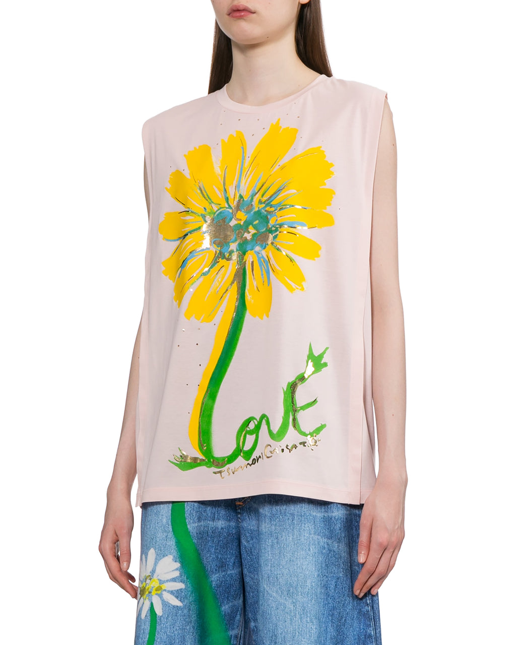 Floral tank top