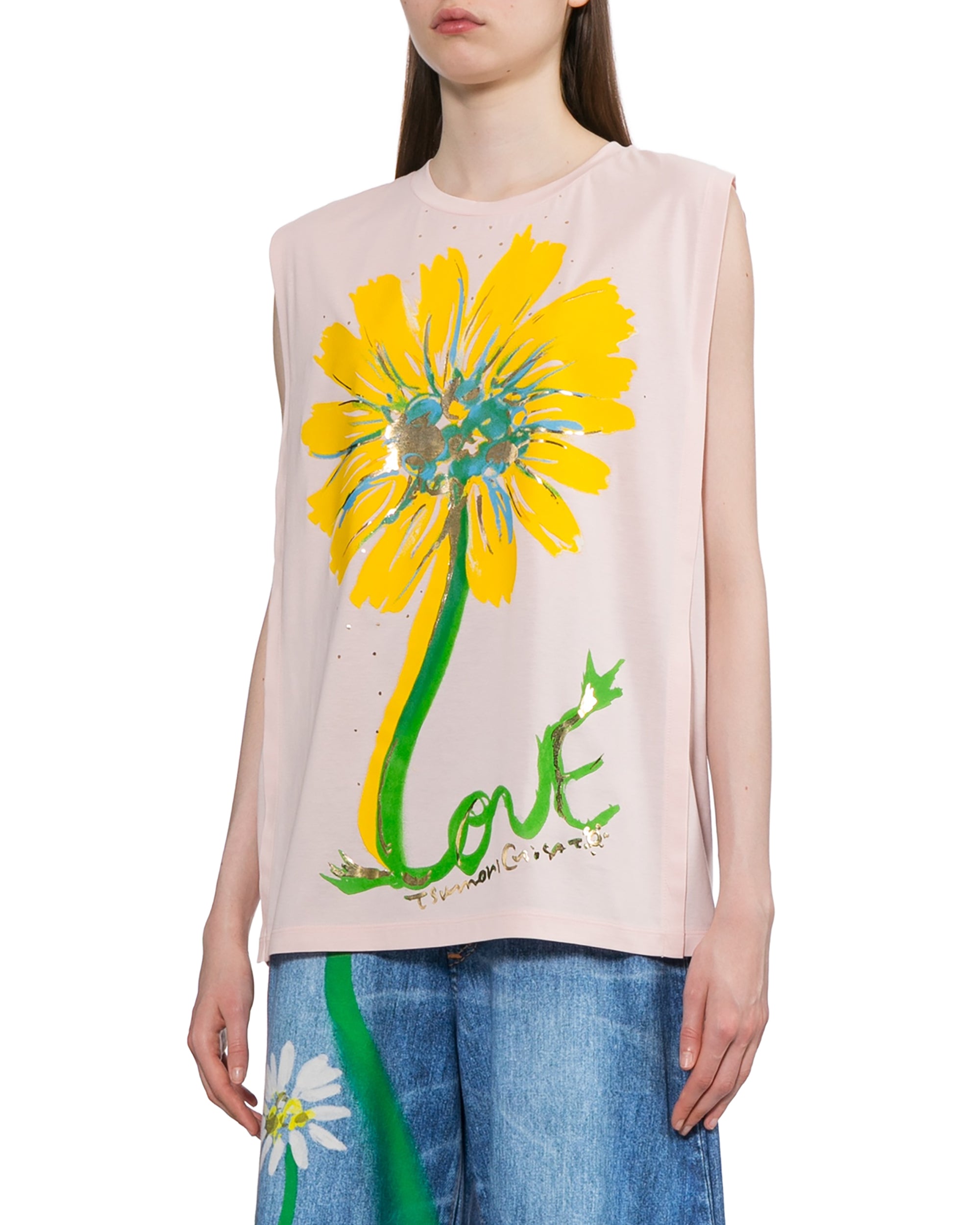Floral tank top