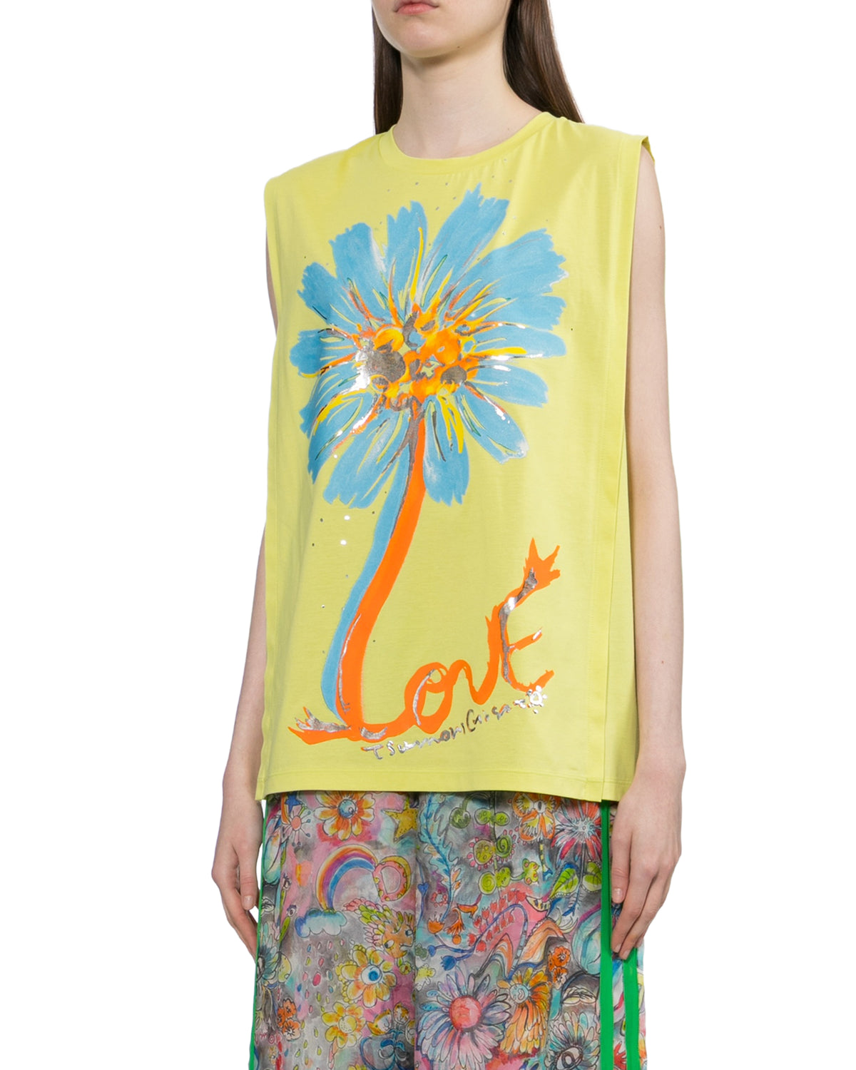 Floral tank top