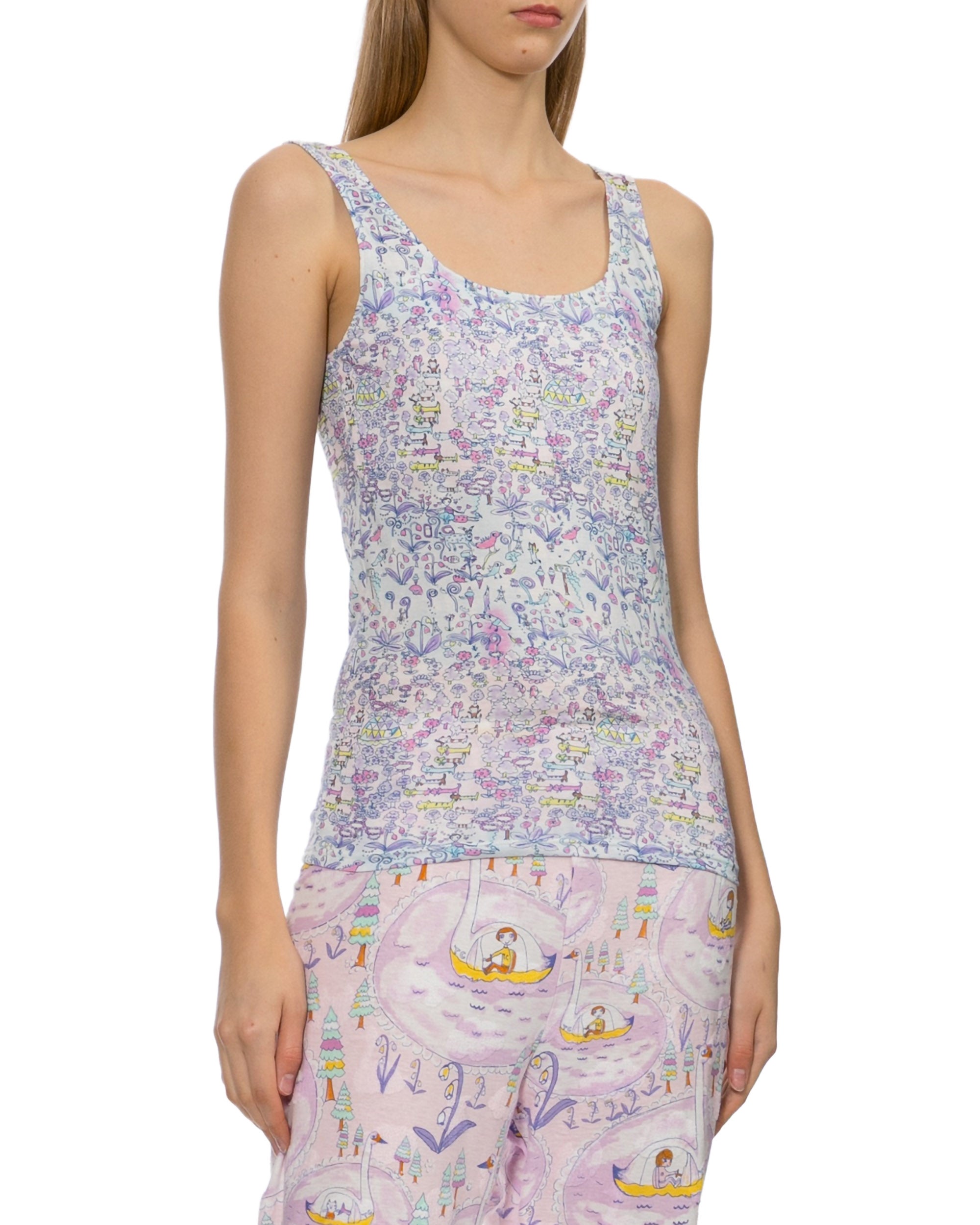 Printed tank top