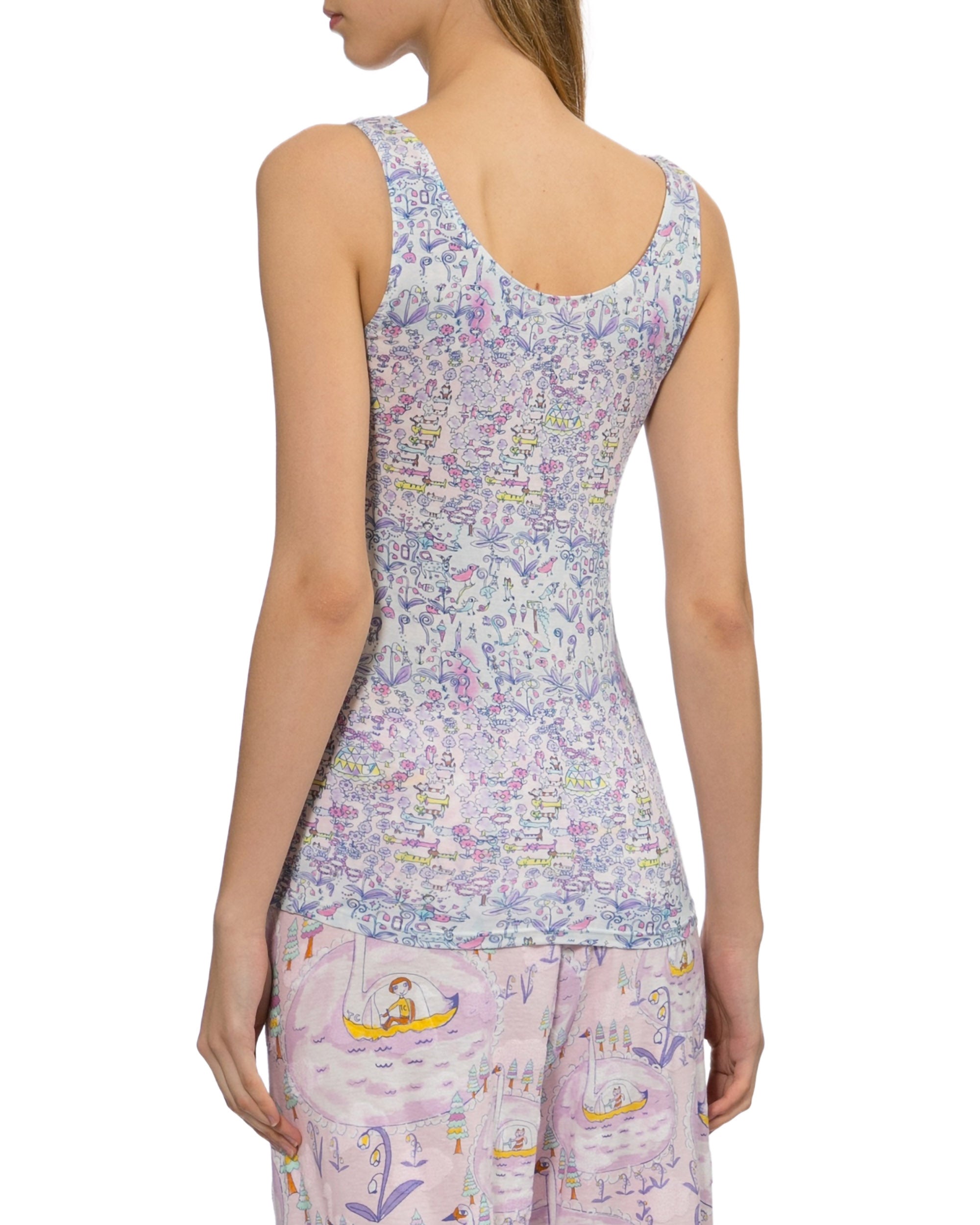 Printed tank top