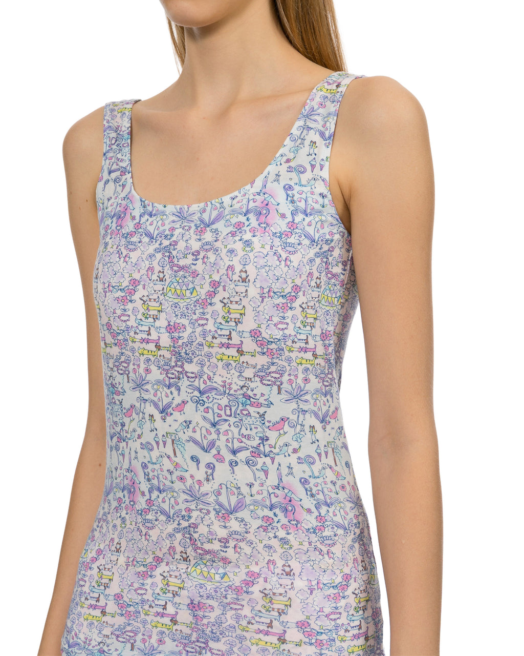 Printed tank top