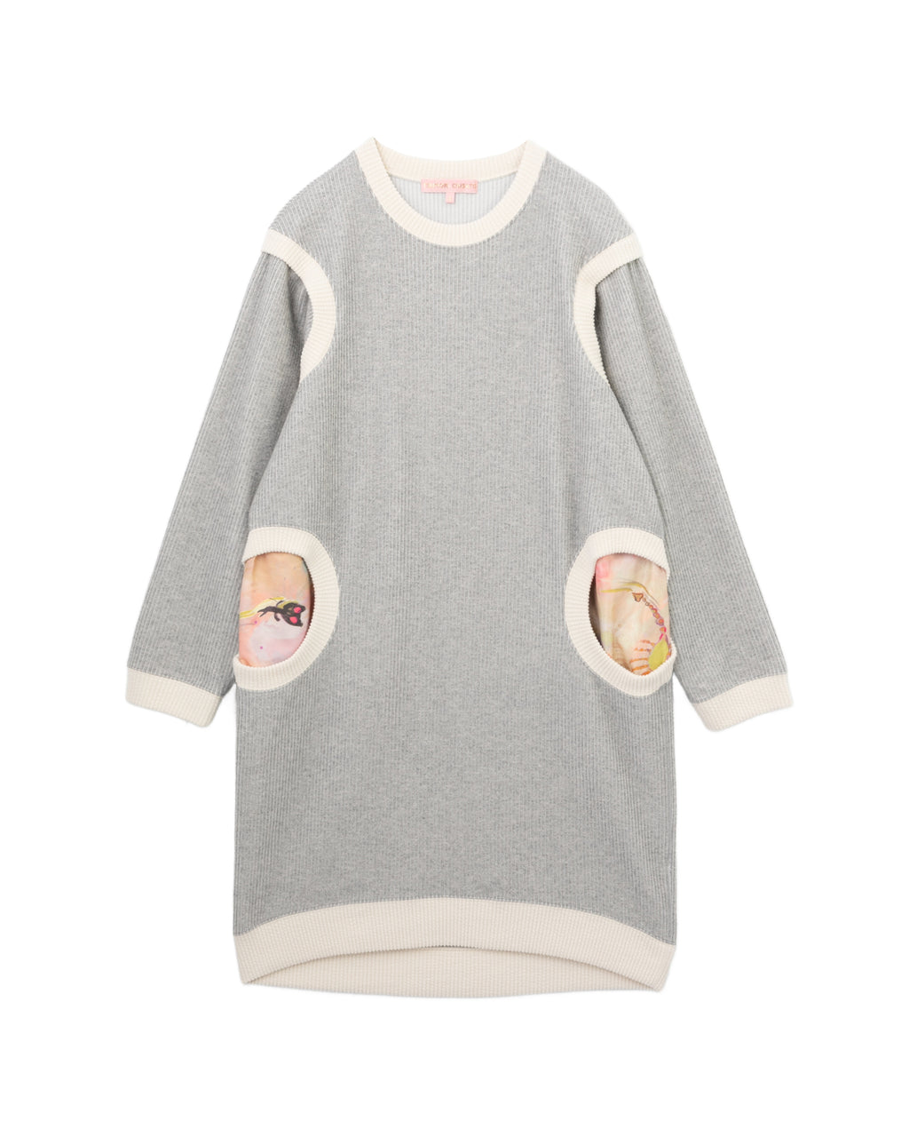 Layered sweater dress