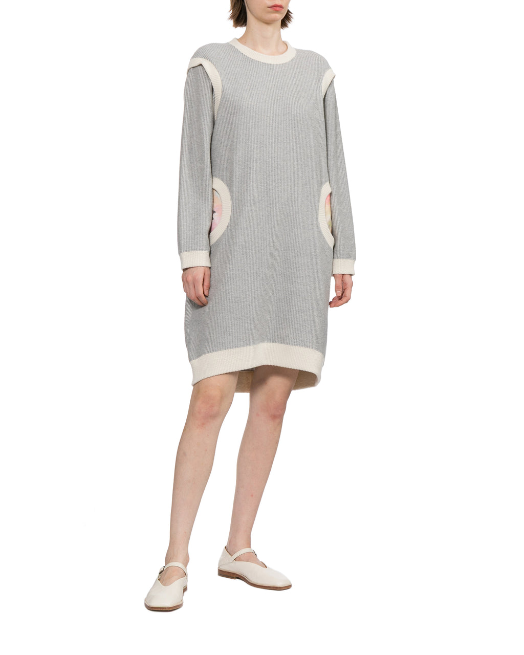 Layered sweater dress