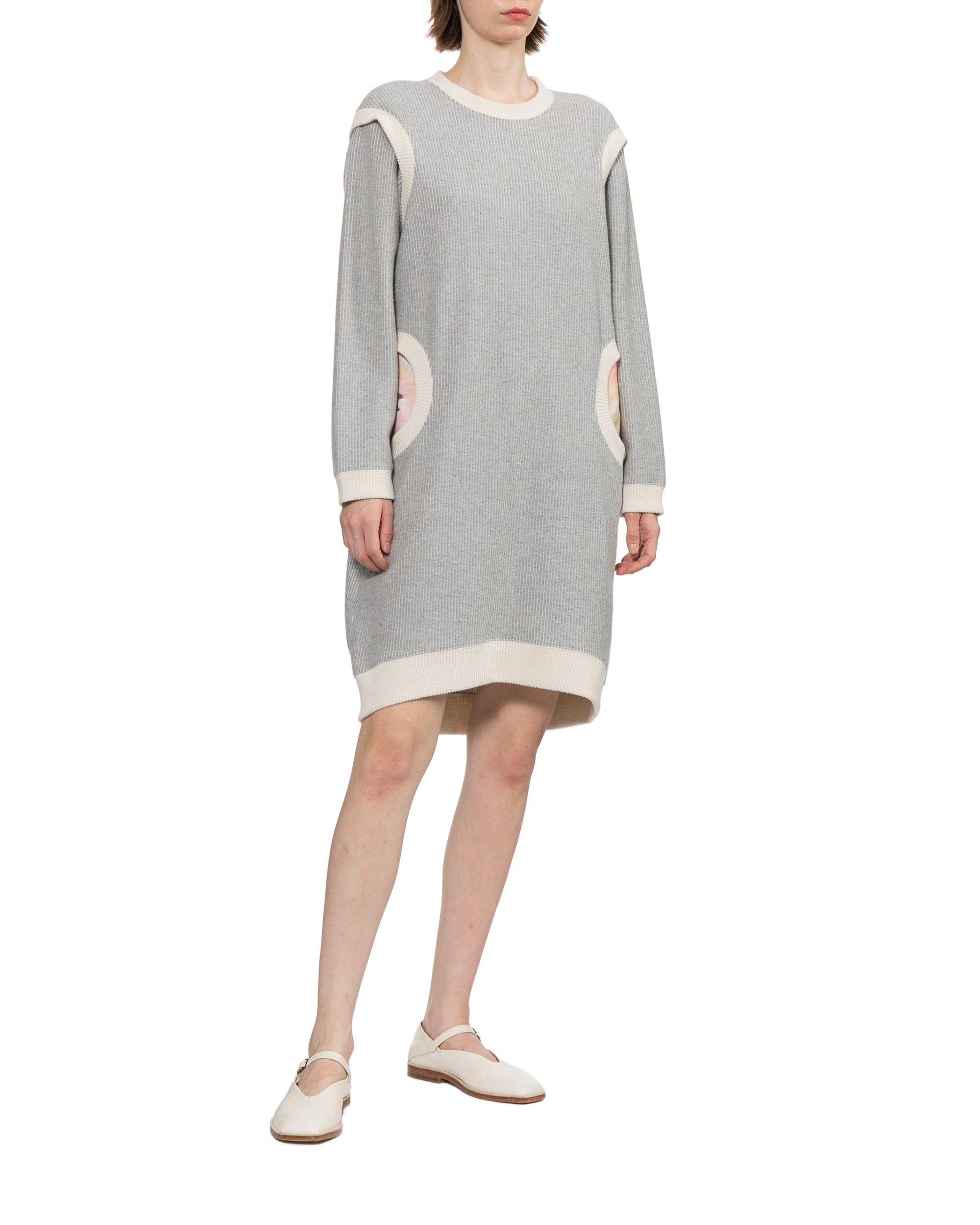 Layered sweater dress