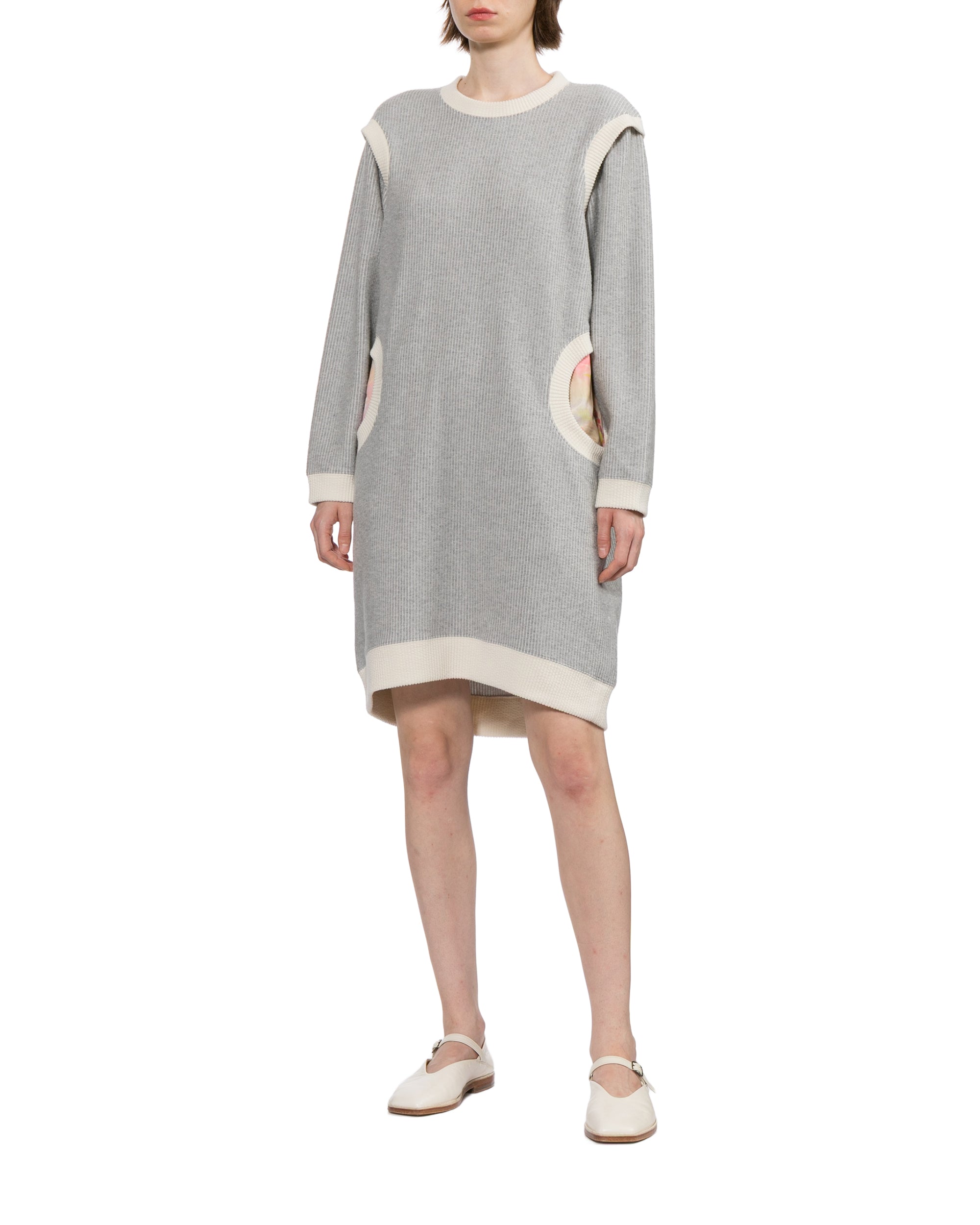 Layered sweater dress