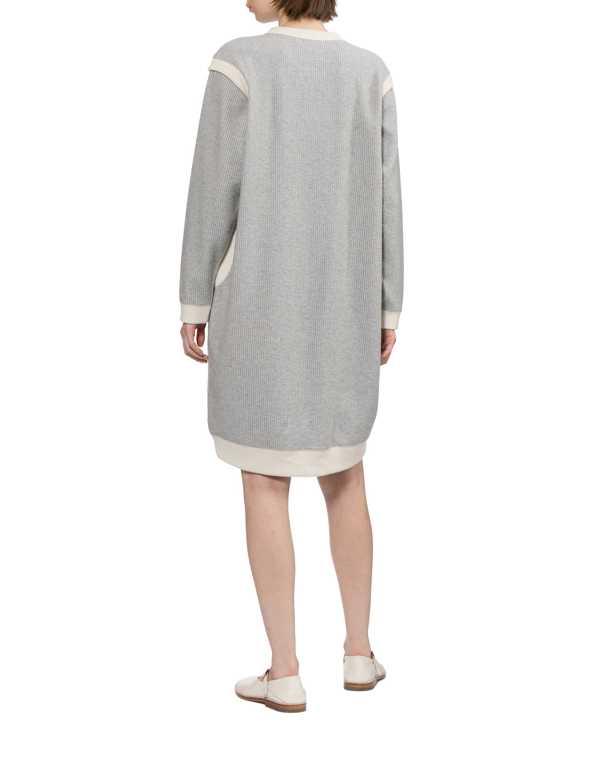 Layered sweater dress