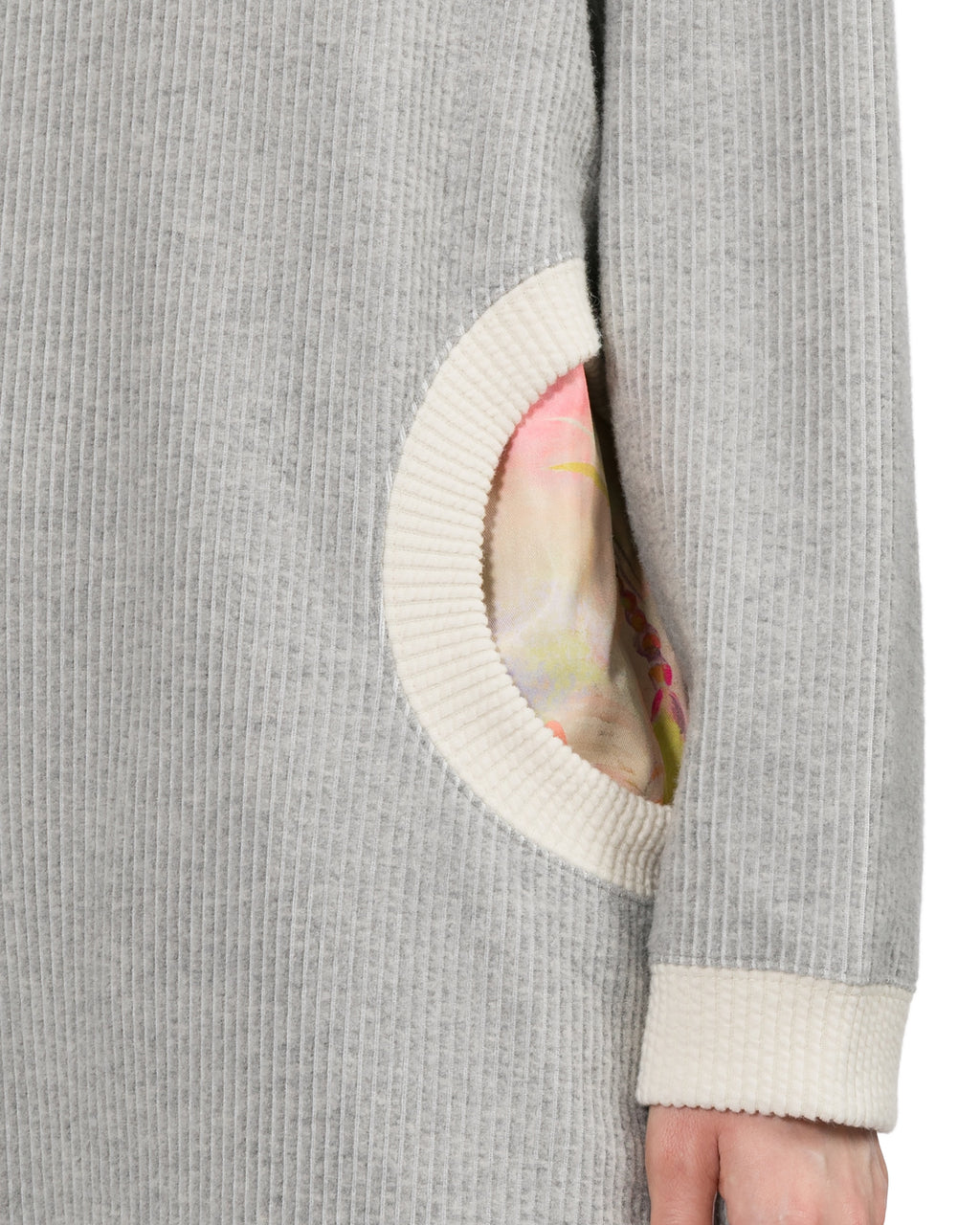 Layered sweater dress