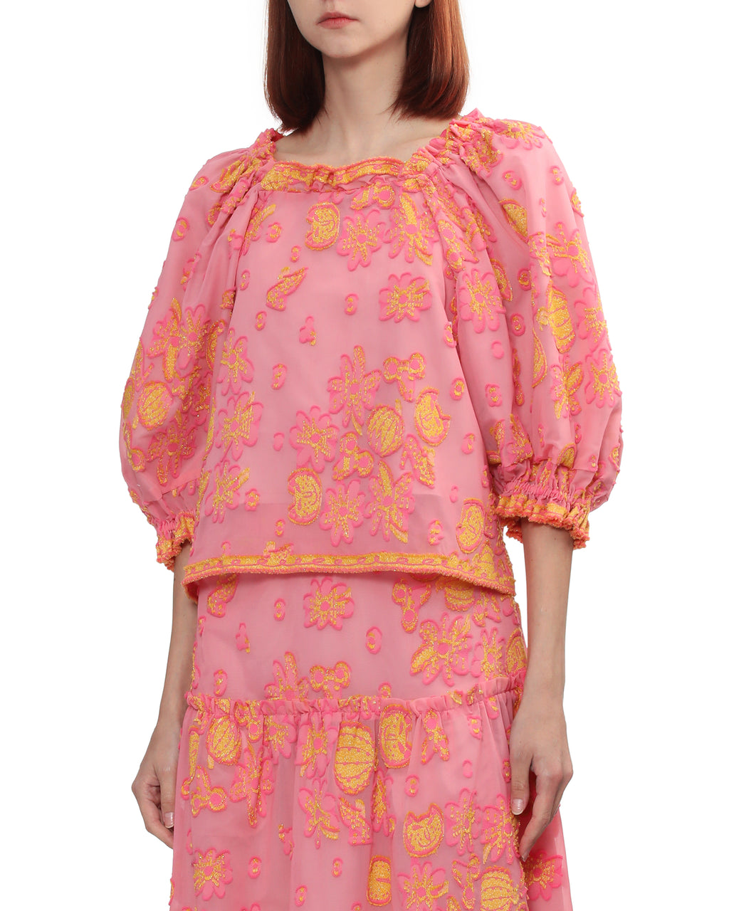 Puff sleeve blouse