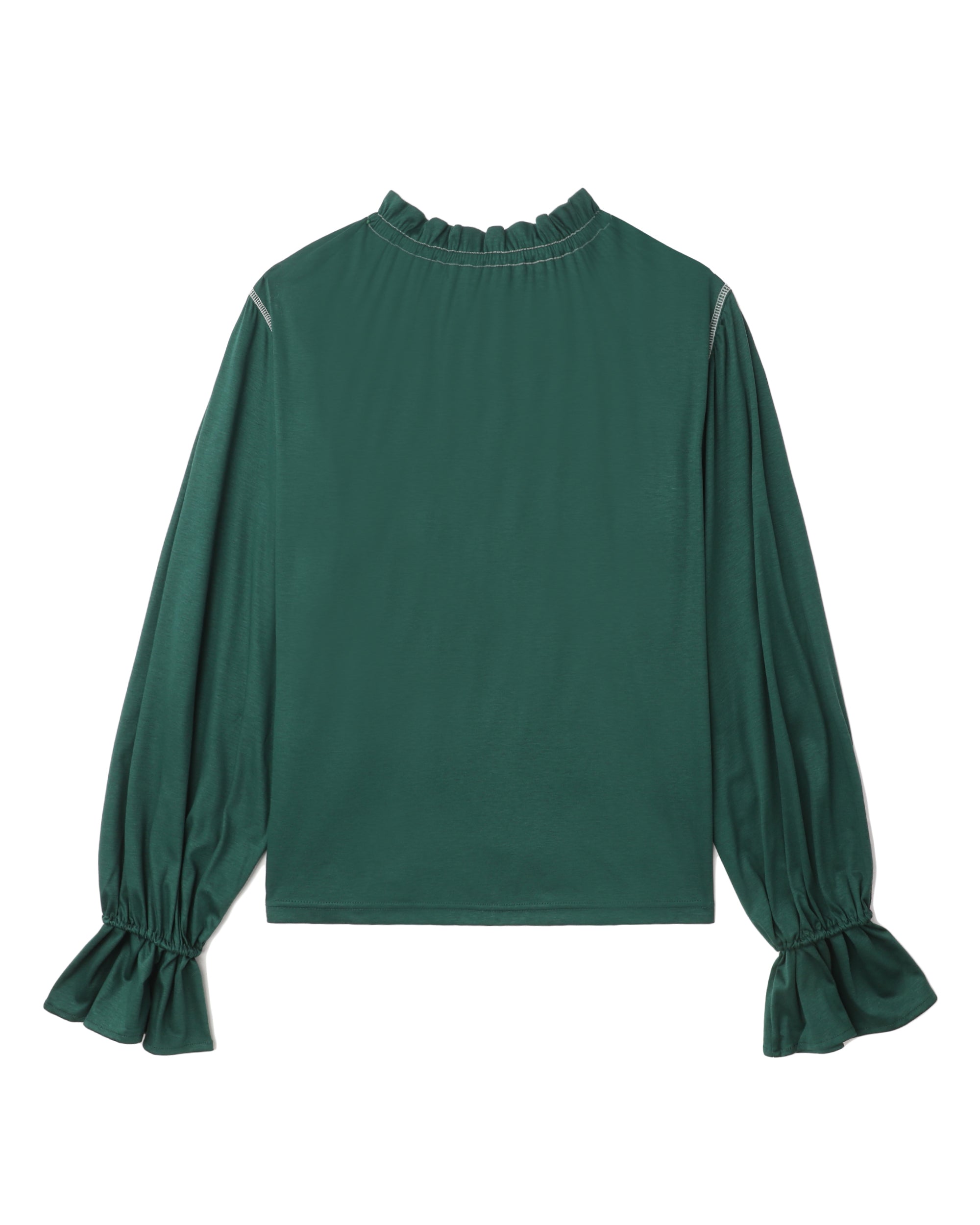 Embroidered long sleeve top