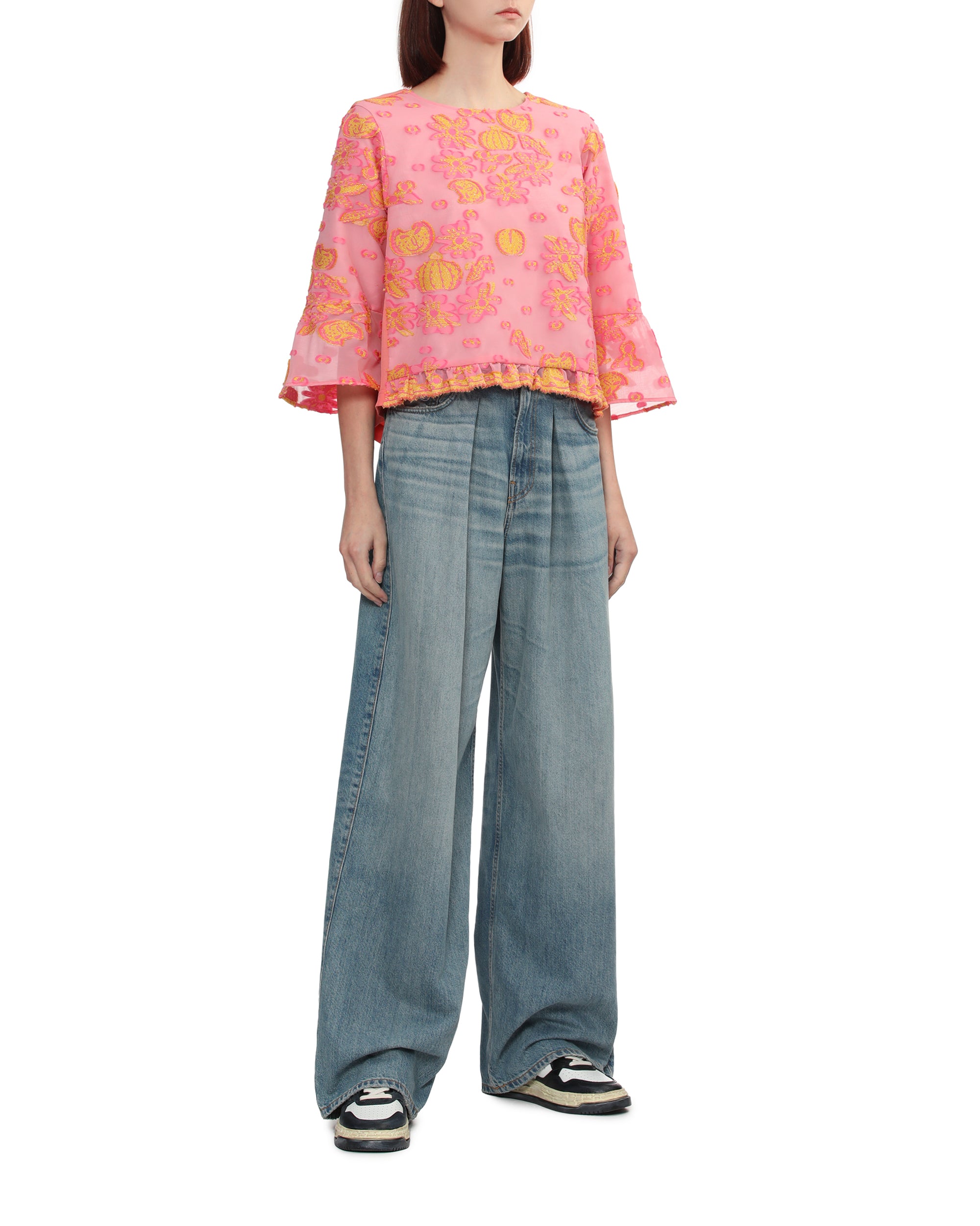Embroidered top