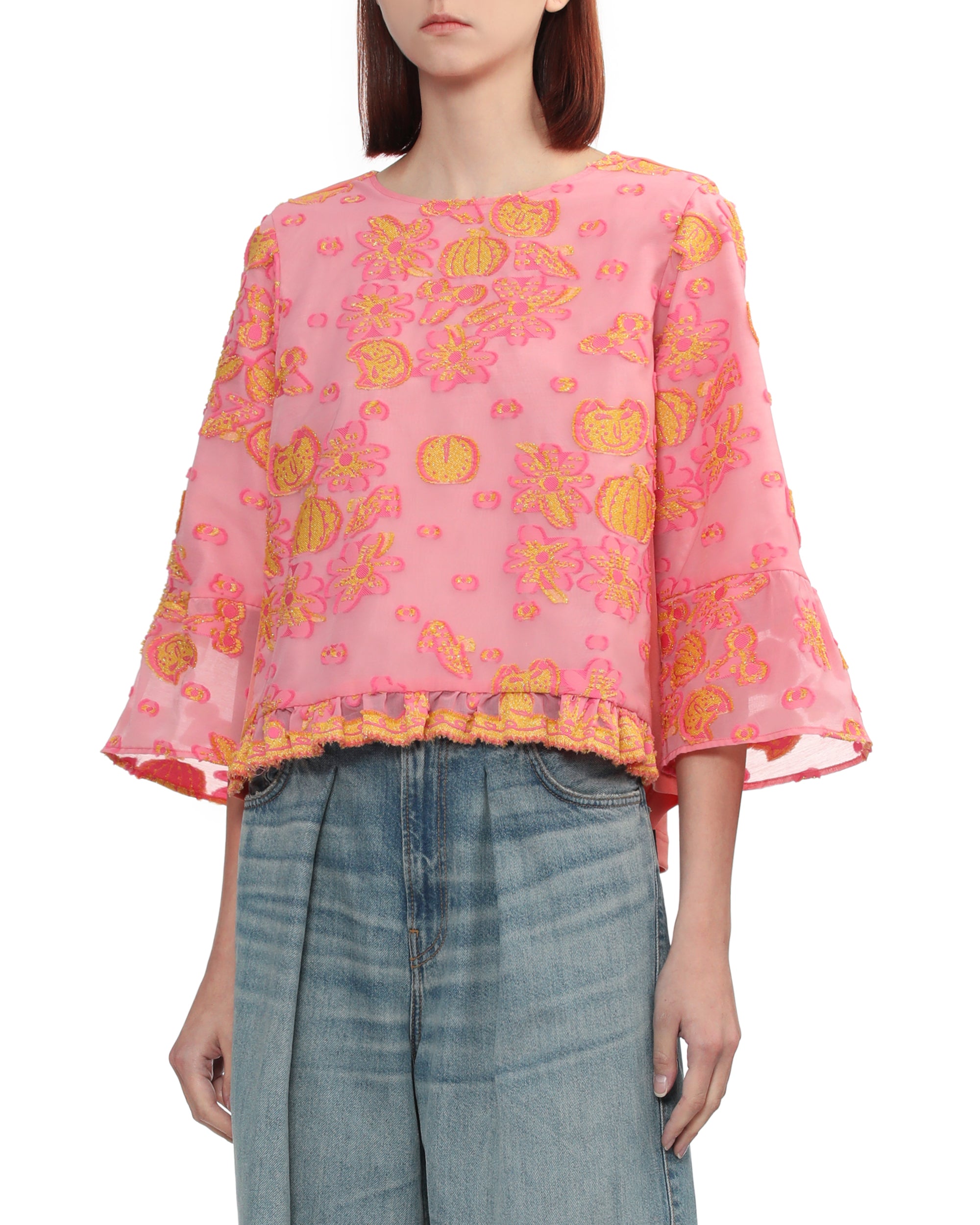 Embroidered top