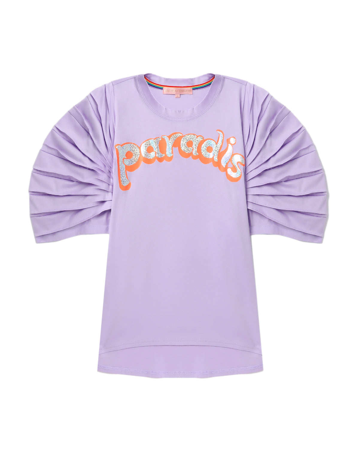 Pleated sleeve top