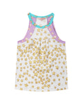 Stars halter neck tank top