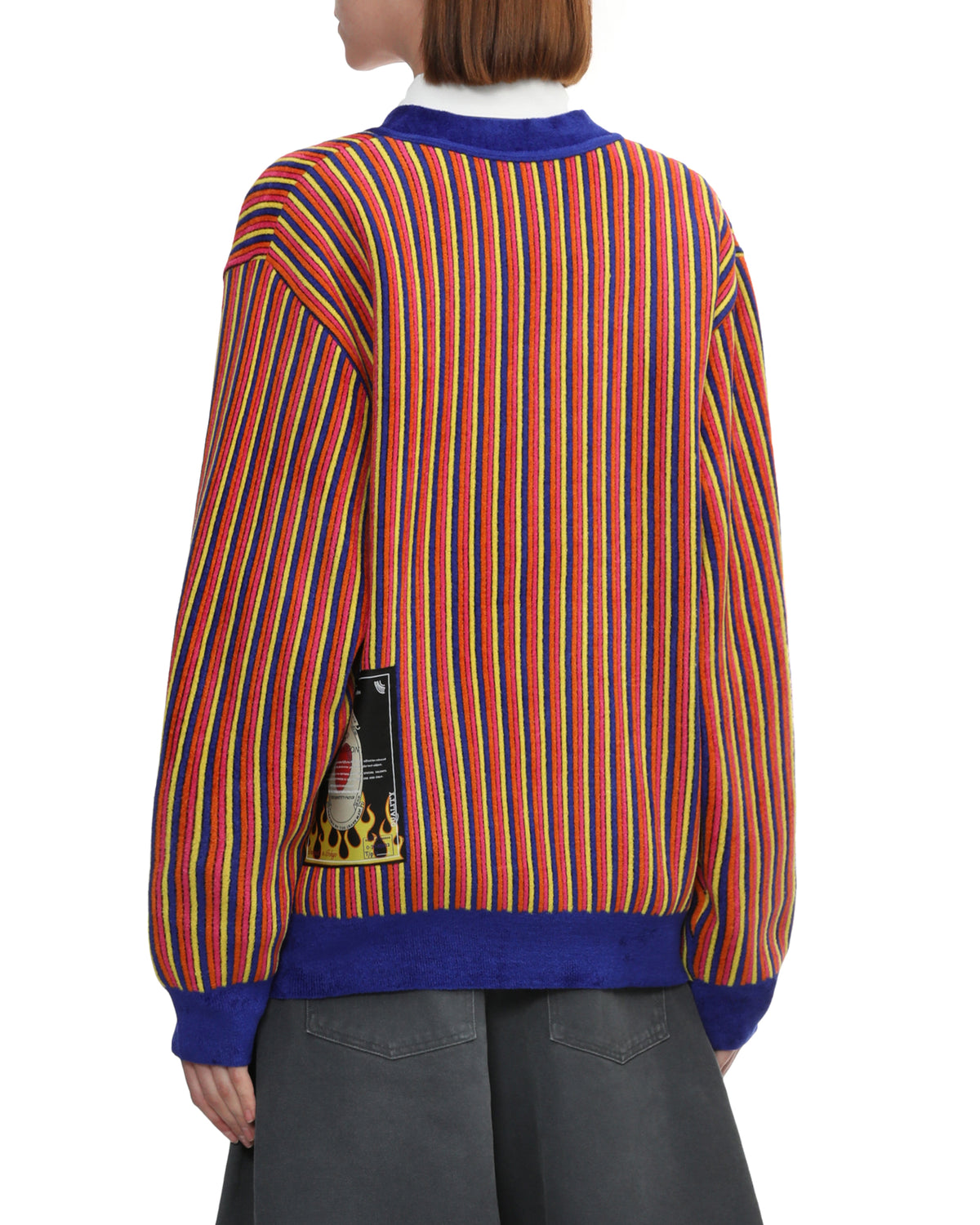 Striped cardigan