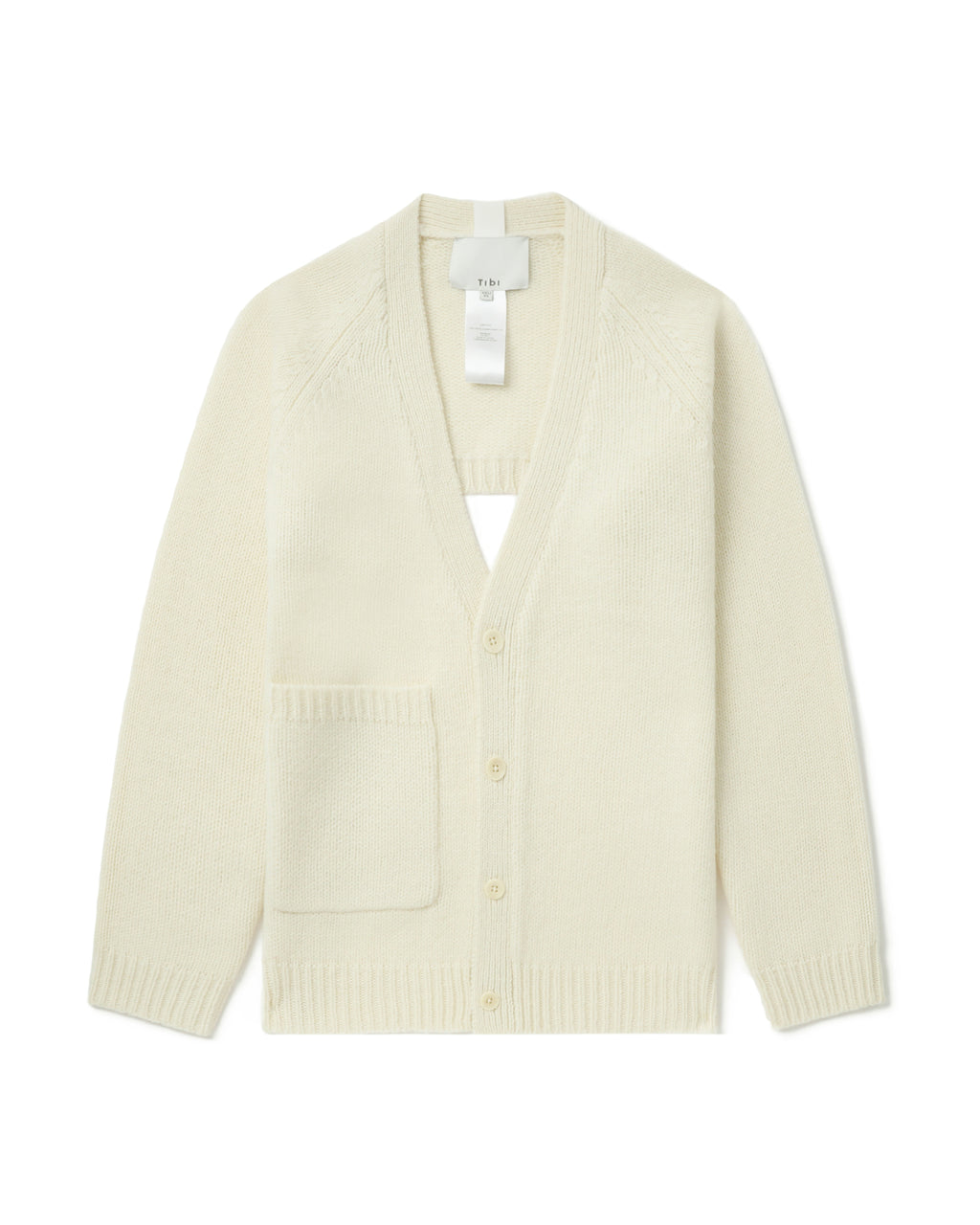 Half button down cardigan