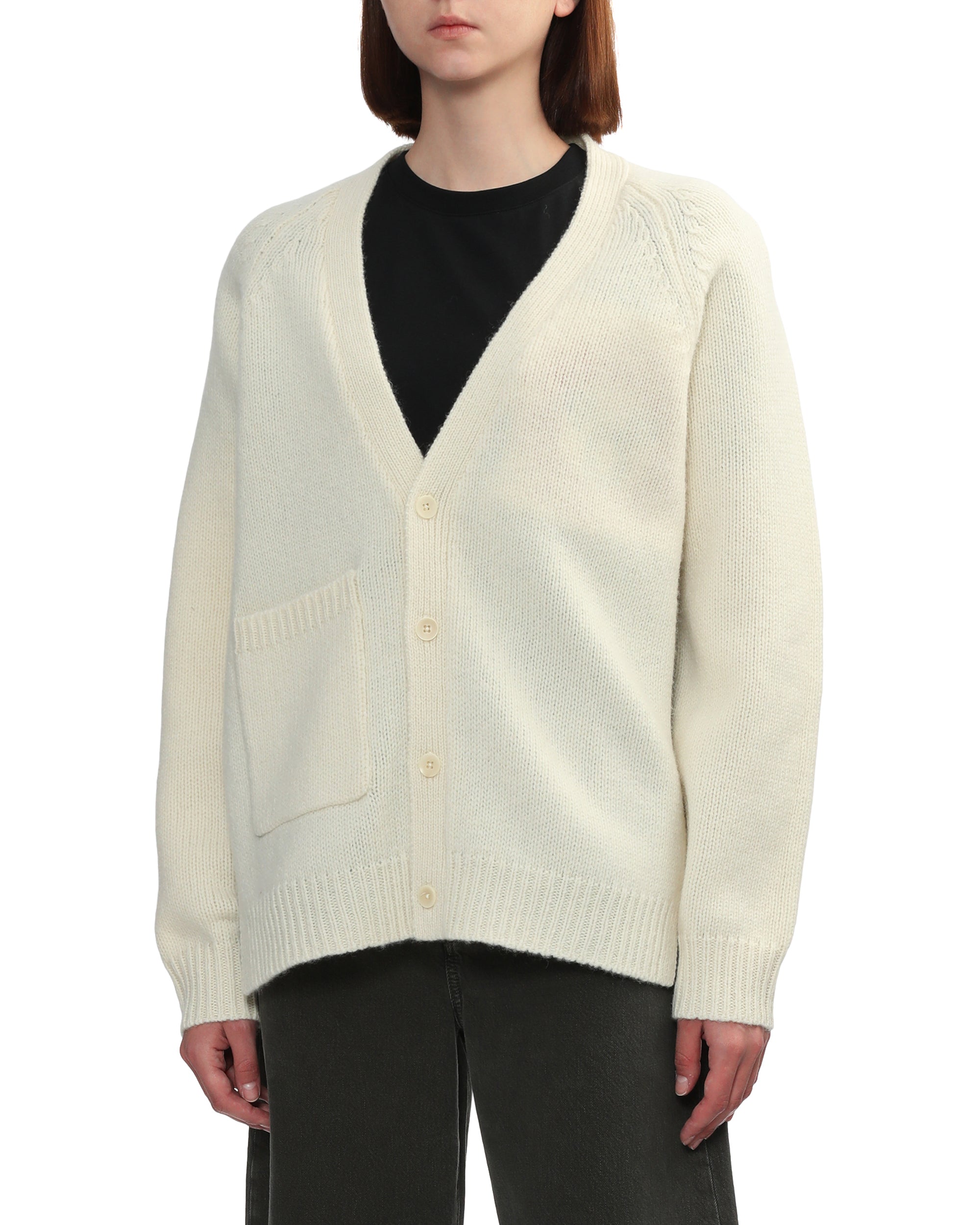 Half button down cardigan
