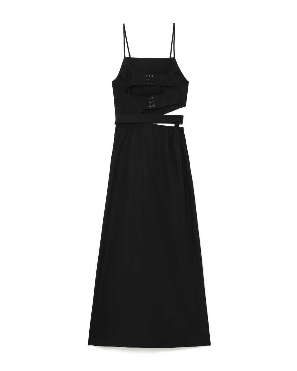 Italian sporty nylon strappy cut-out dress