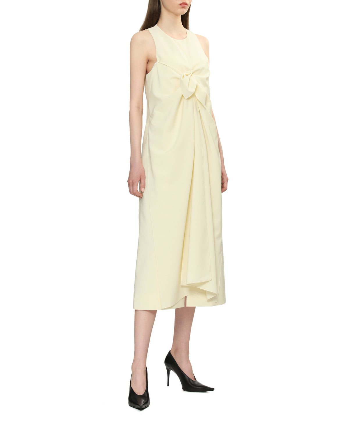 Bow midi dress
