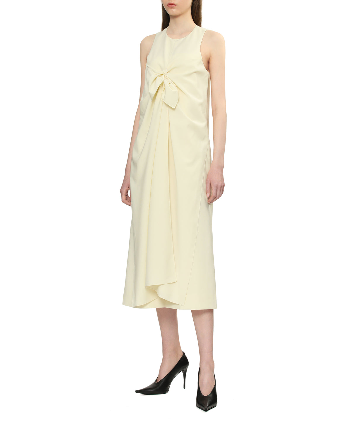 Bow midi dress