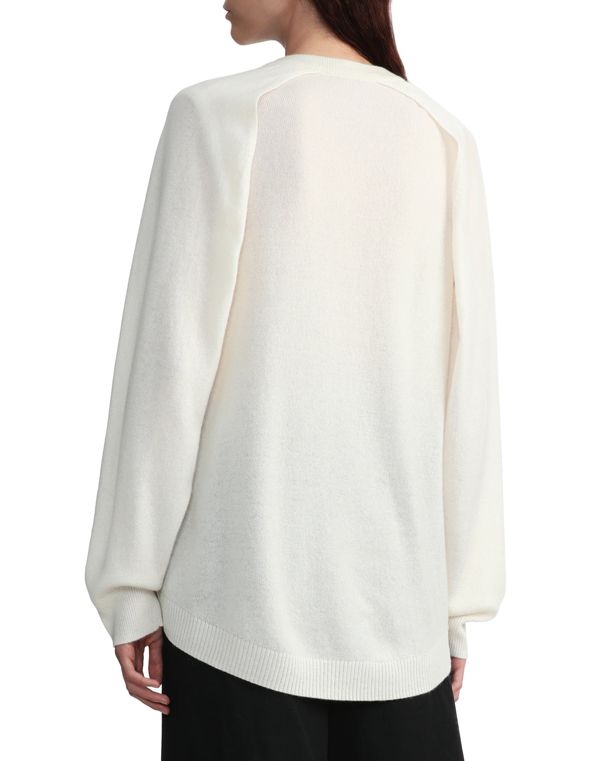 Cashmere easy cocoon knit tunic