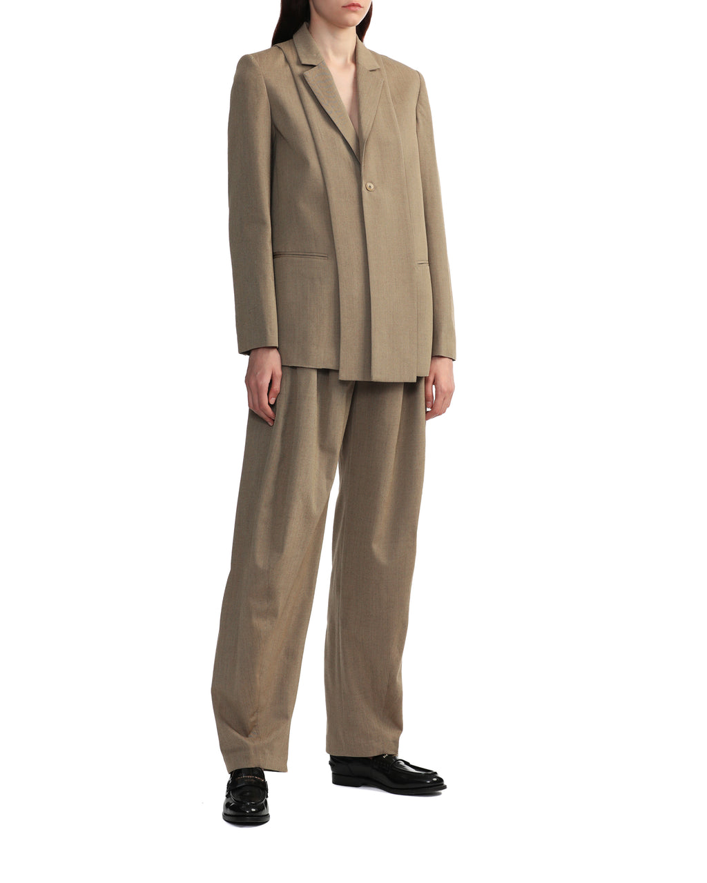 Refined wool tricotine suiting Simon pants