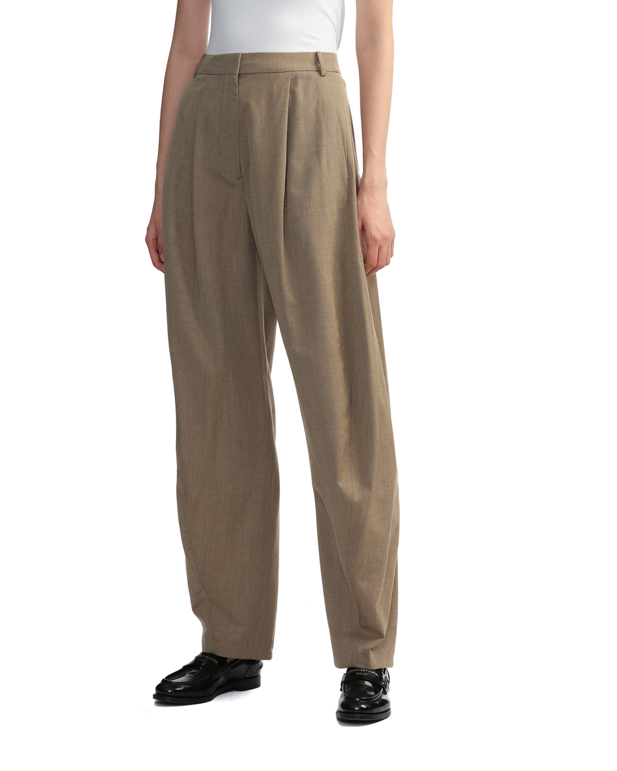 Refined wool tricotine suiting Simon pants