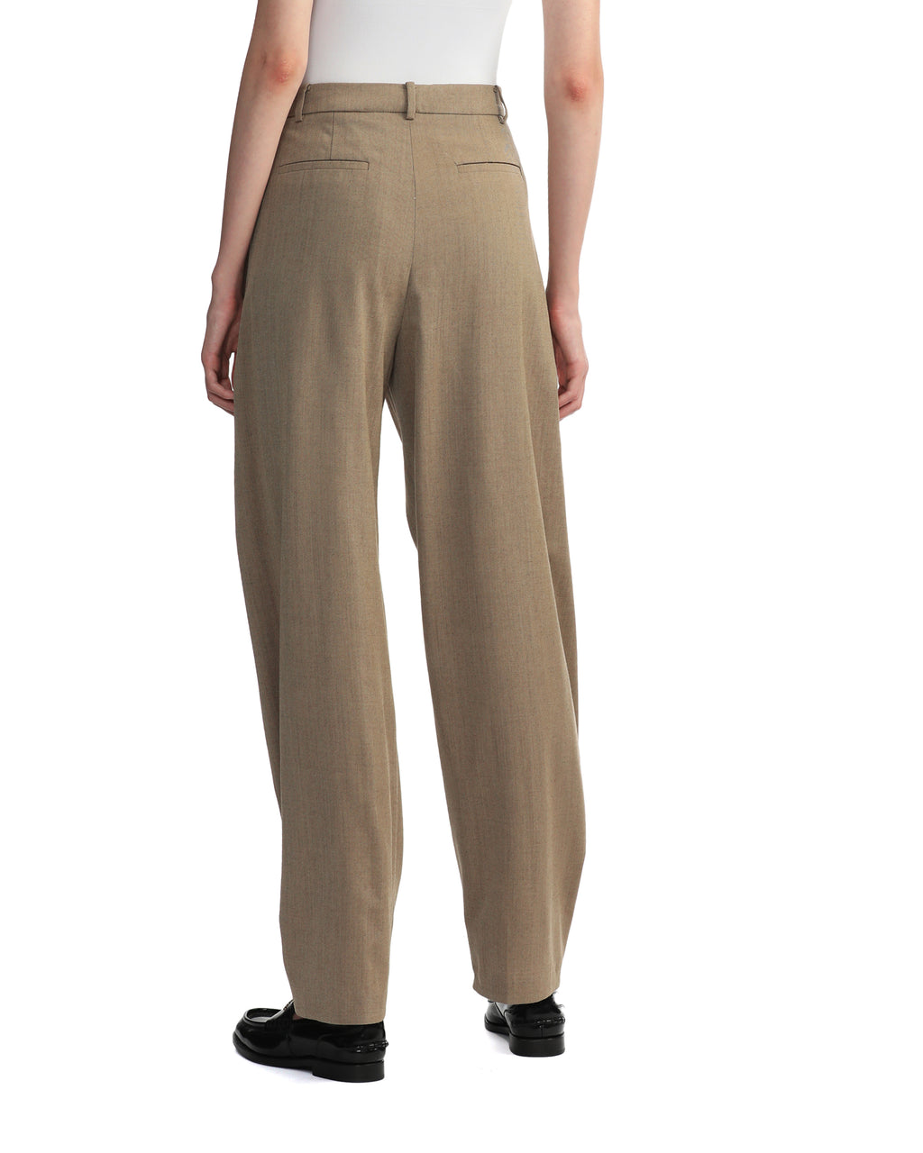 Refined wool tricotine suiting Simon pants
