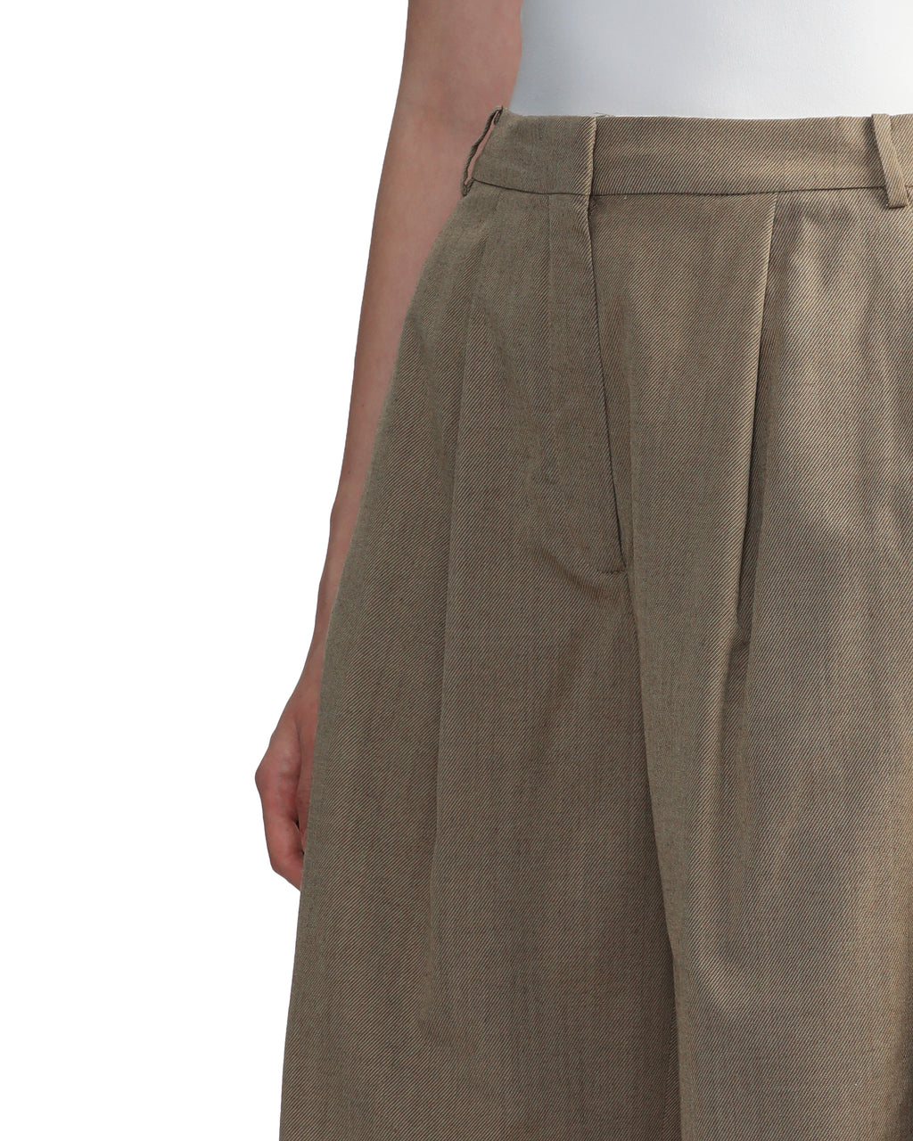 Refined wool tricotine suiting Simon pants