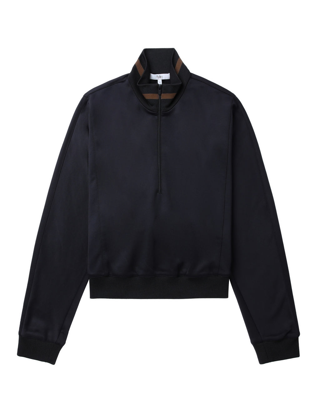 Active knit cropped sweatshirt