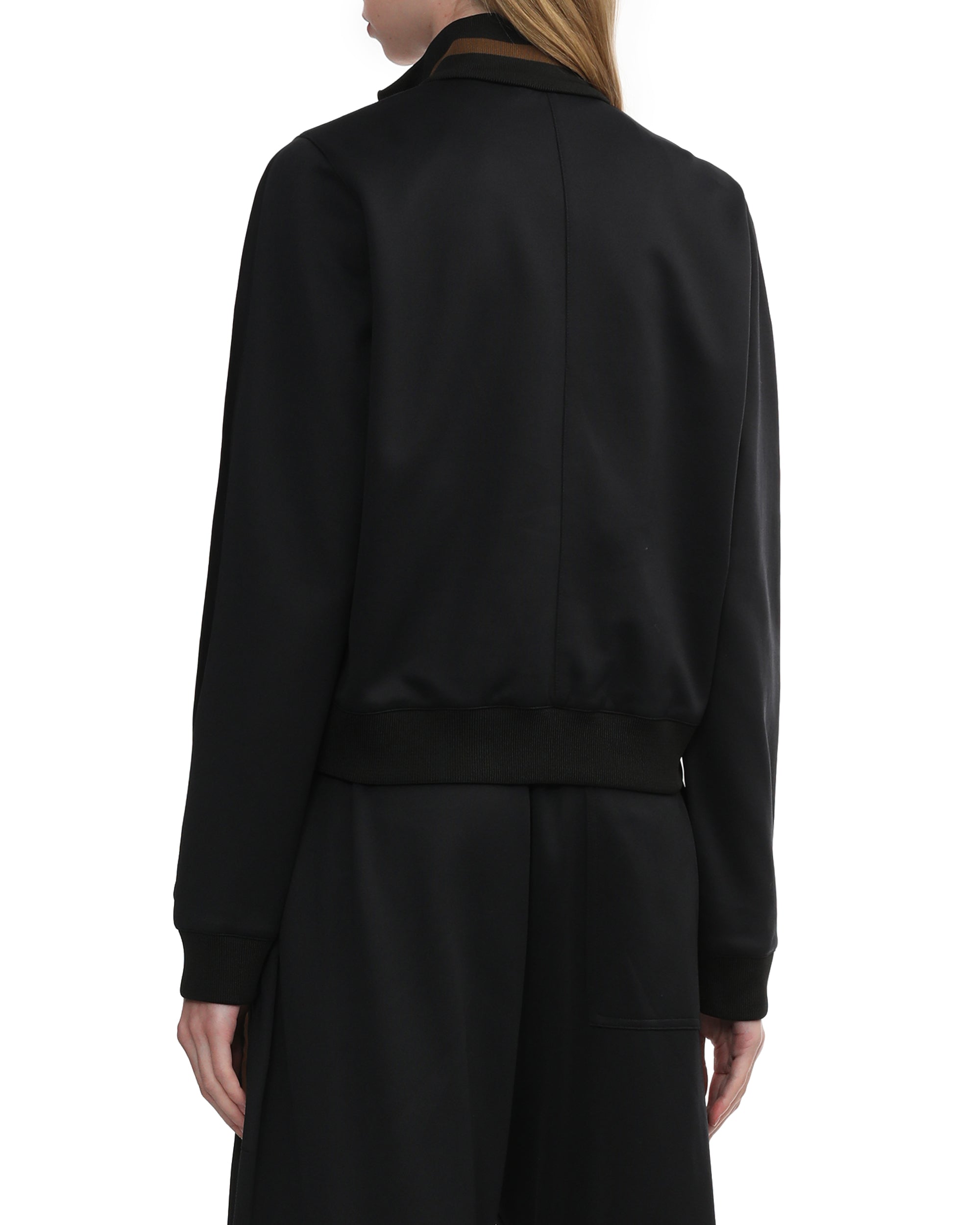 Active knit cropped sweatshirt