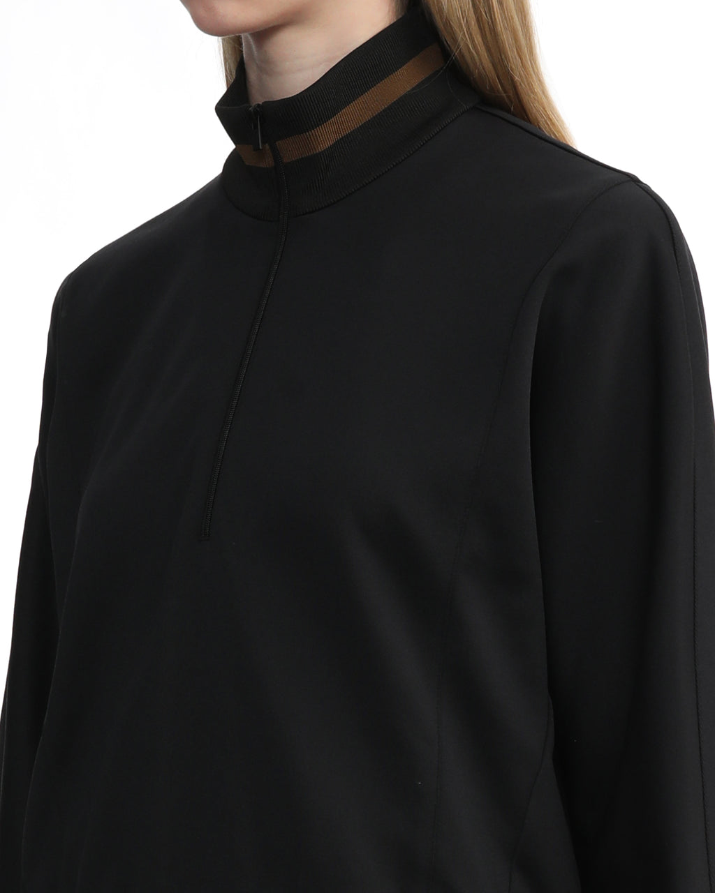 Active knit cropped sweatshirt