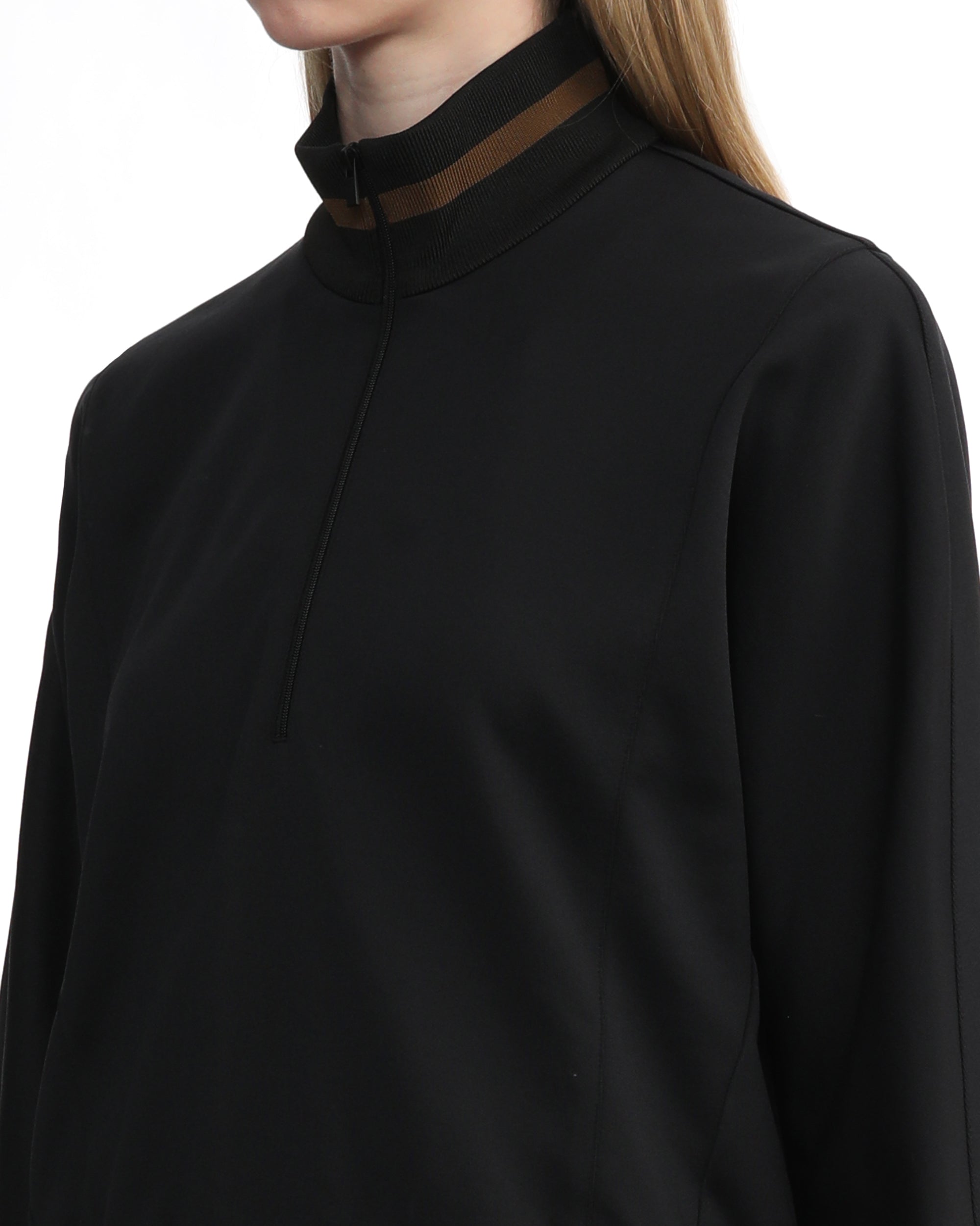 Active knit cropped sweatshirt