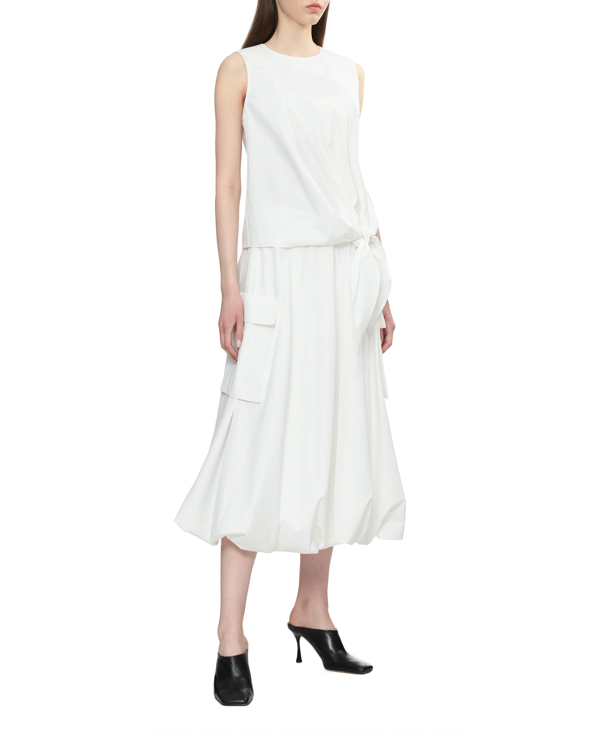 Knot-front top