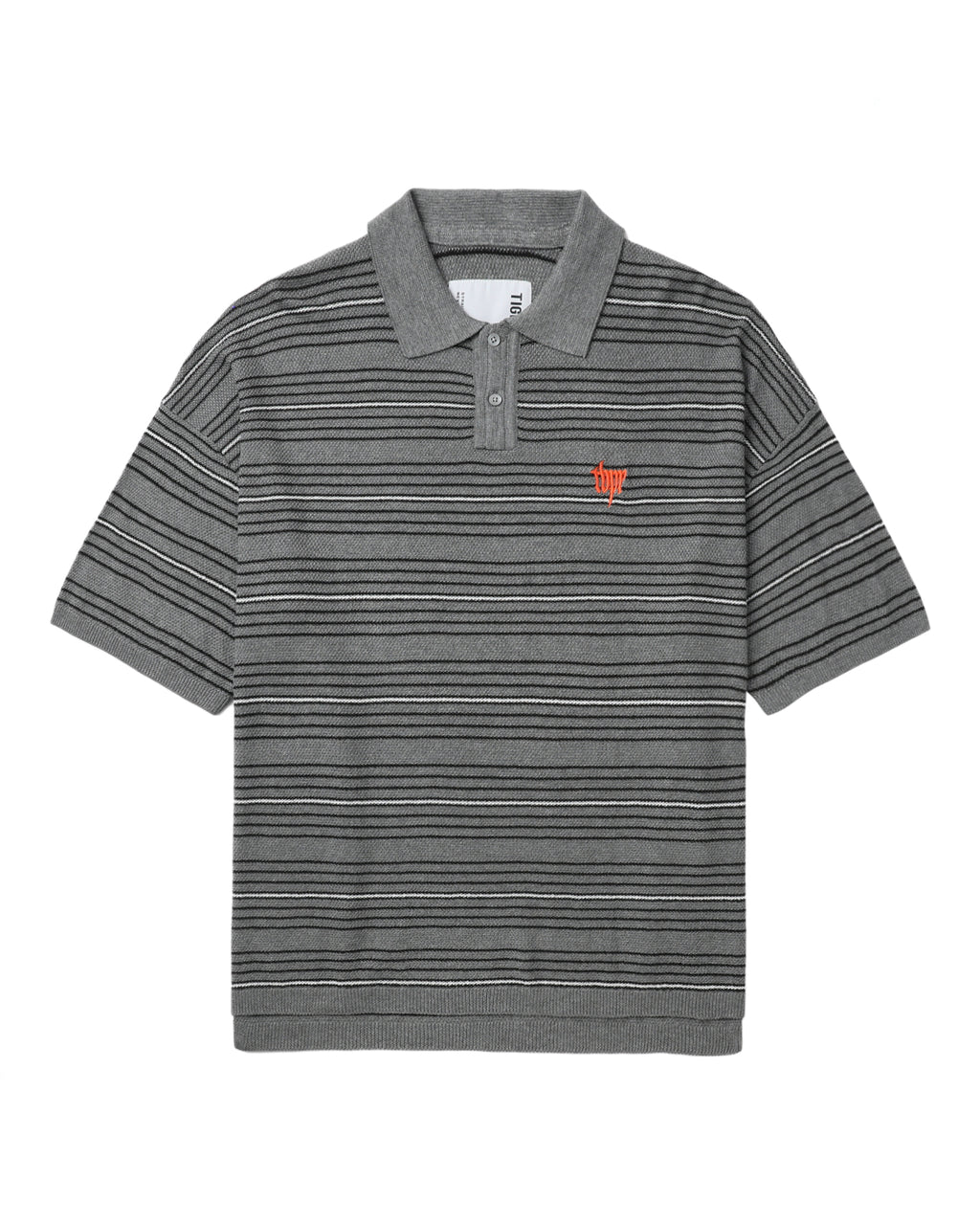 Striped polo shirt