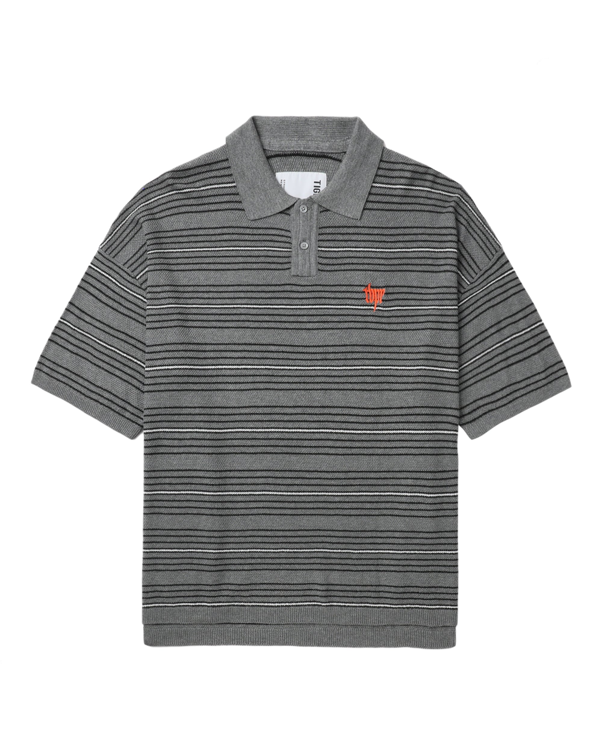 Striped polo shirt